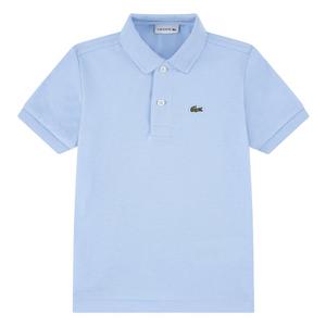 Lacoste Toddler Boys' Non-Organic Petit Pique Polo -Lt Blue