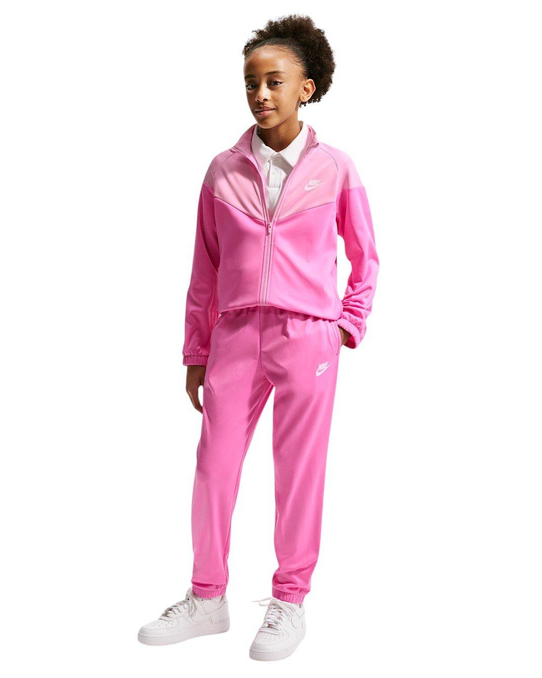 Nike Sportswear Big Kids' Pink Dri-FIT Tracksuit