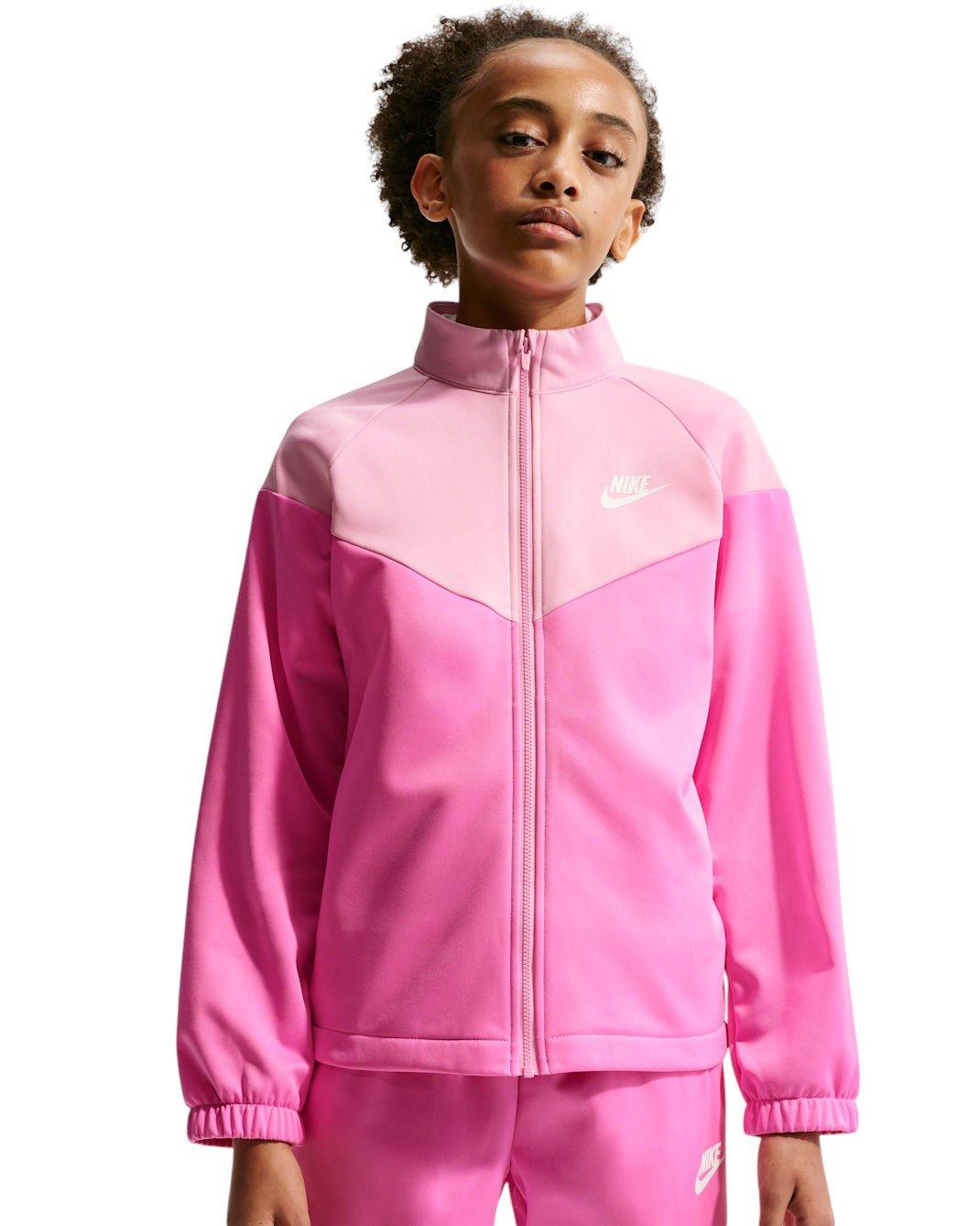 Nike Sportswear Big Kids' Pink Dri-FIT Tracksuit
