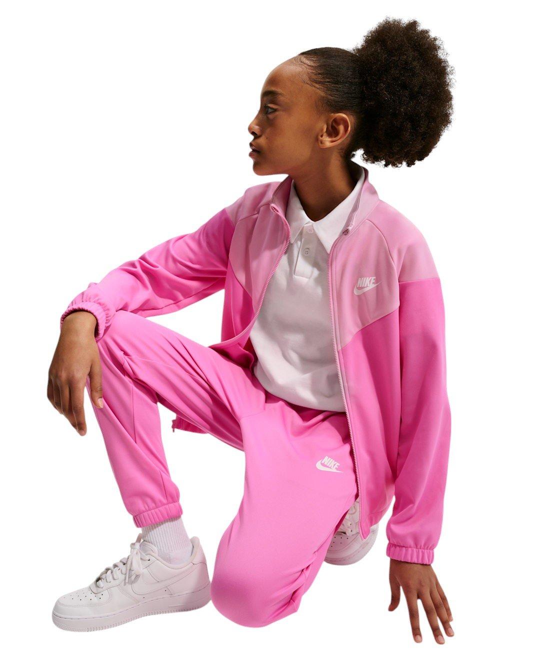 Nike Sportswear Big Kids' Pink Dri-FIT Tracksuit