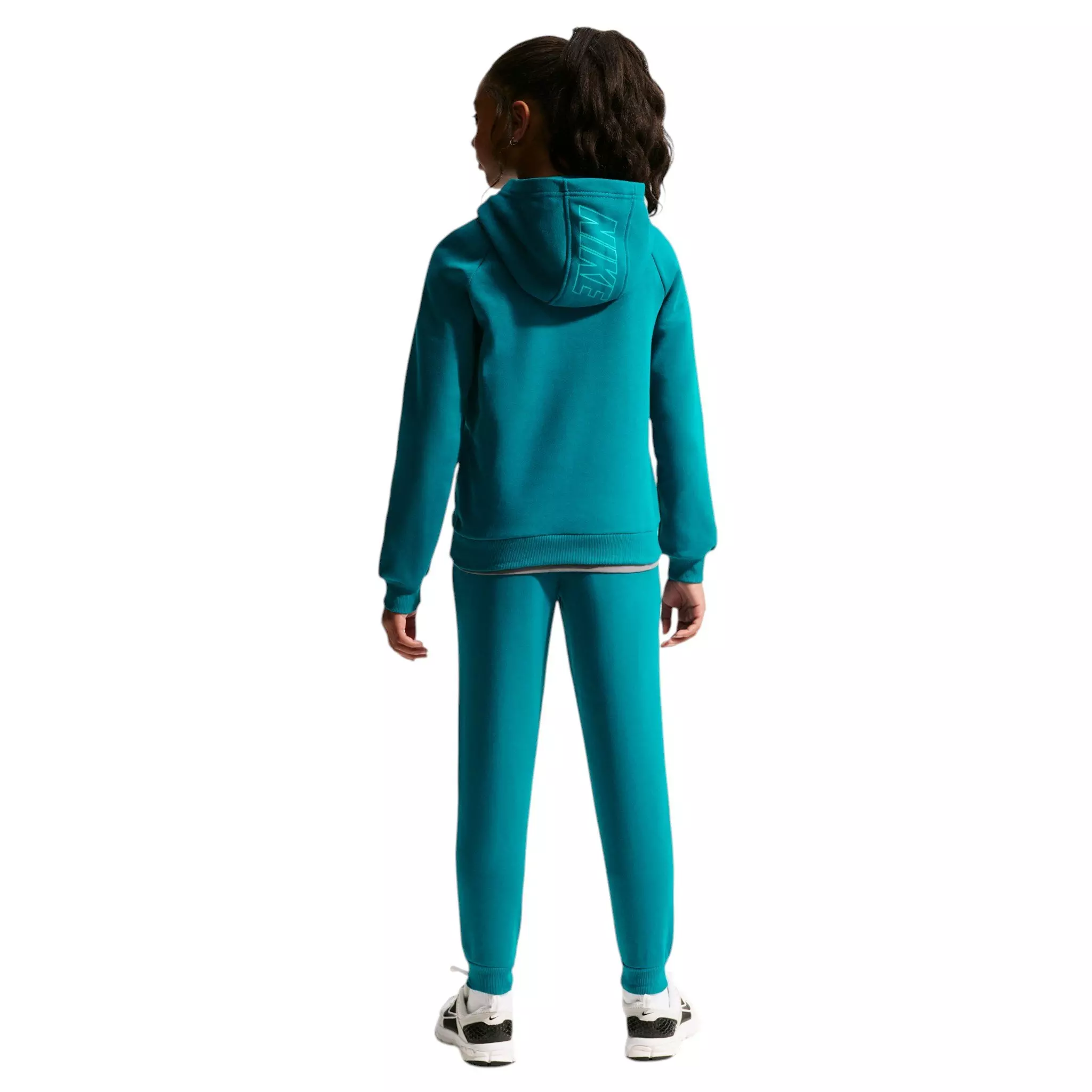 Nike Big Kids' Sportswear Club Fleece Hooded Tracksuit - Spruce - SPRUCE
