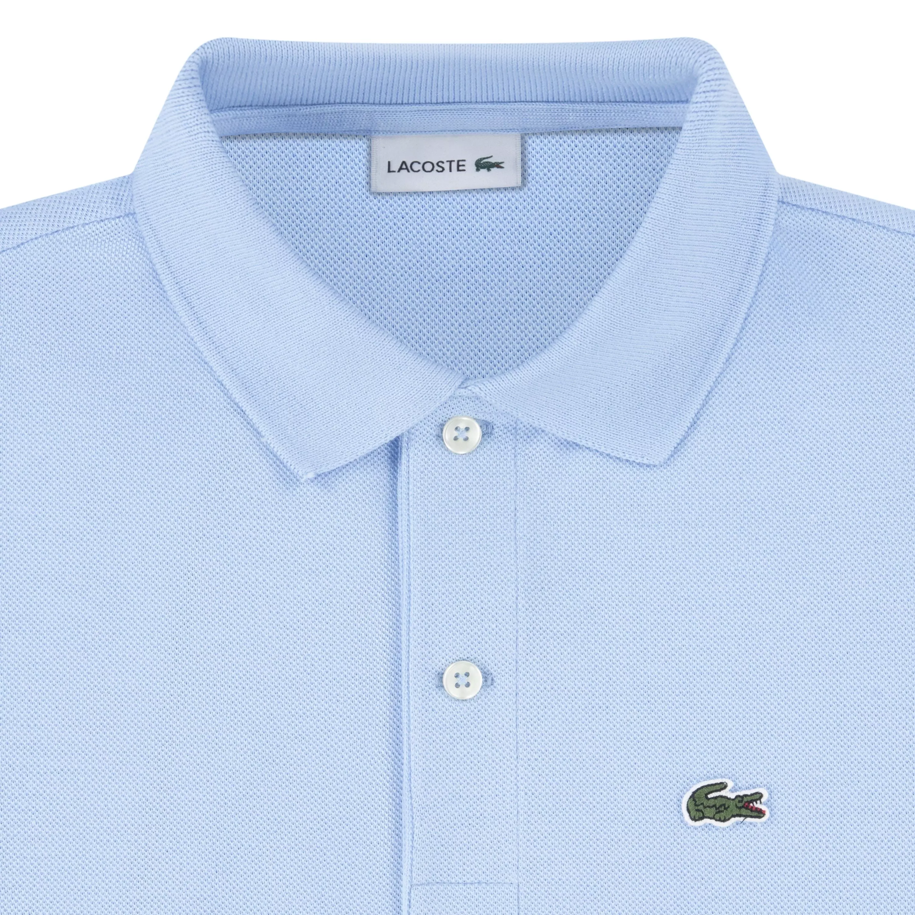 Lacoste Little Boys' Non-Organic Petit Pique Polo - Lt Blue - LT BLUE