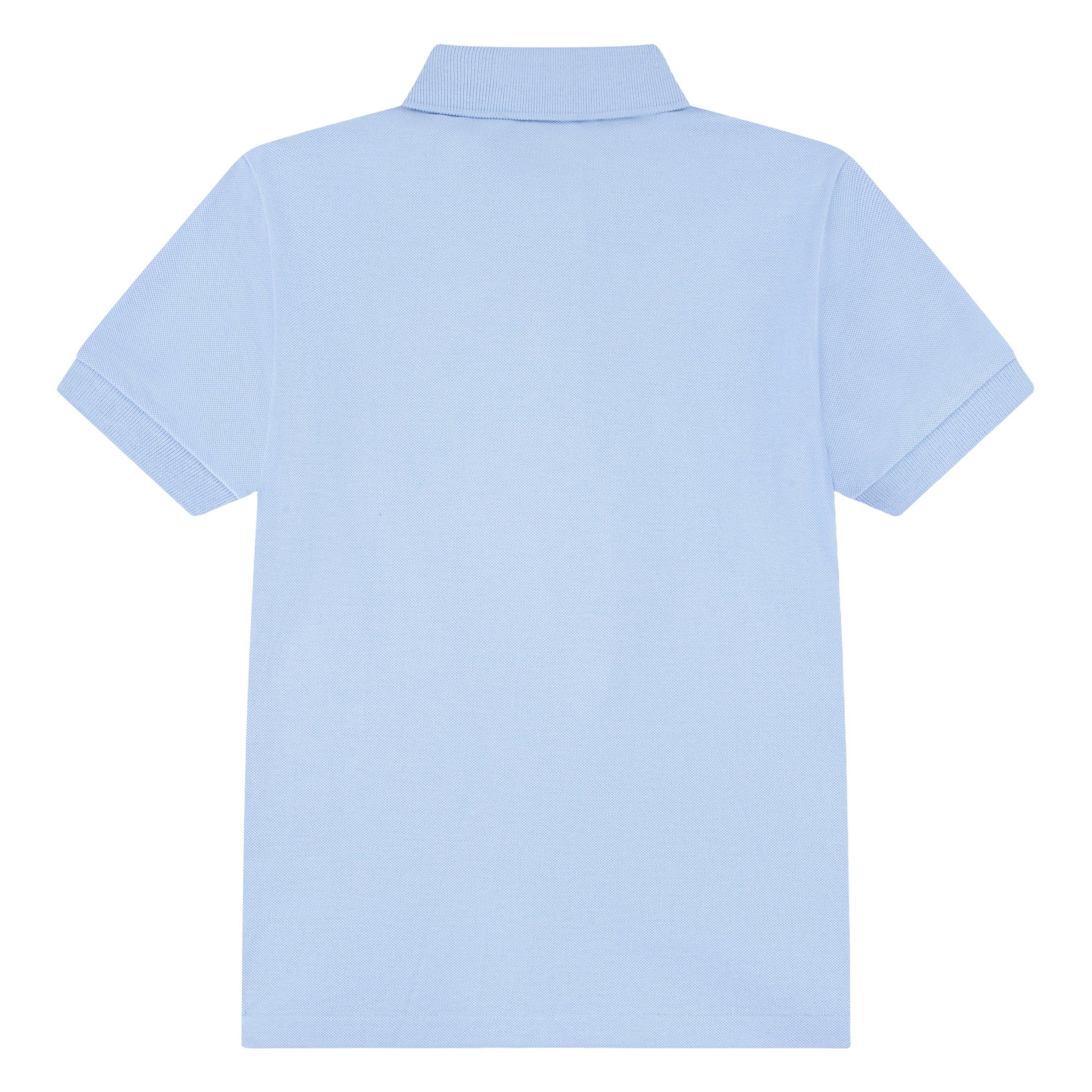 Lacoste Non-Organic Petit Pique Big Boys' Lt Blue Polo