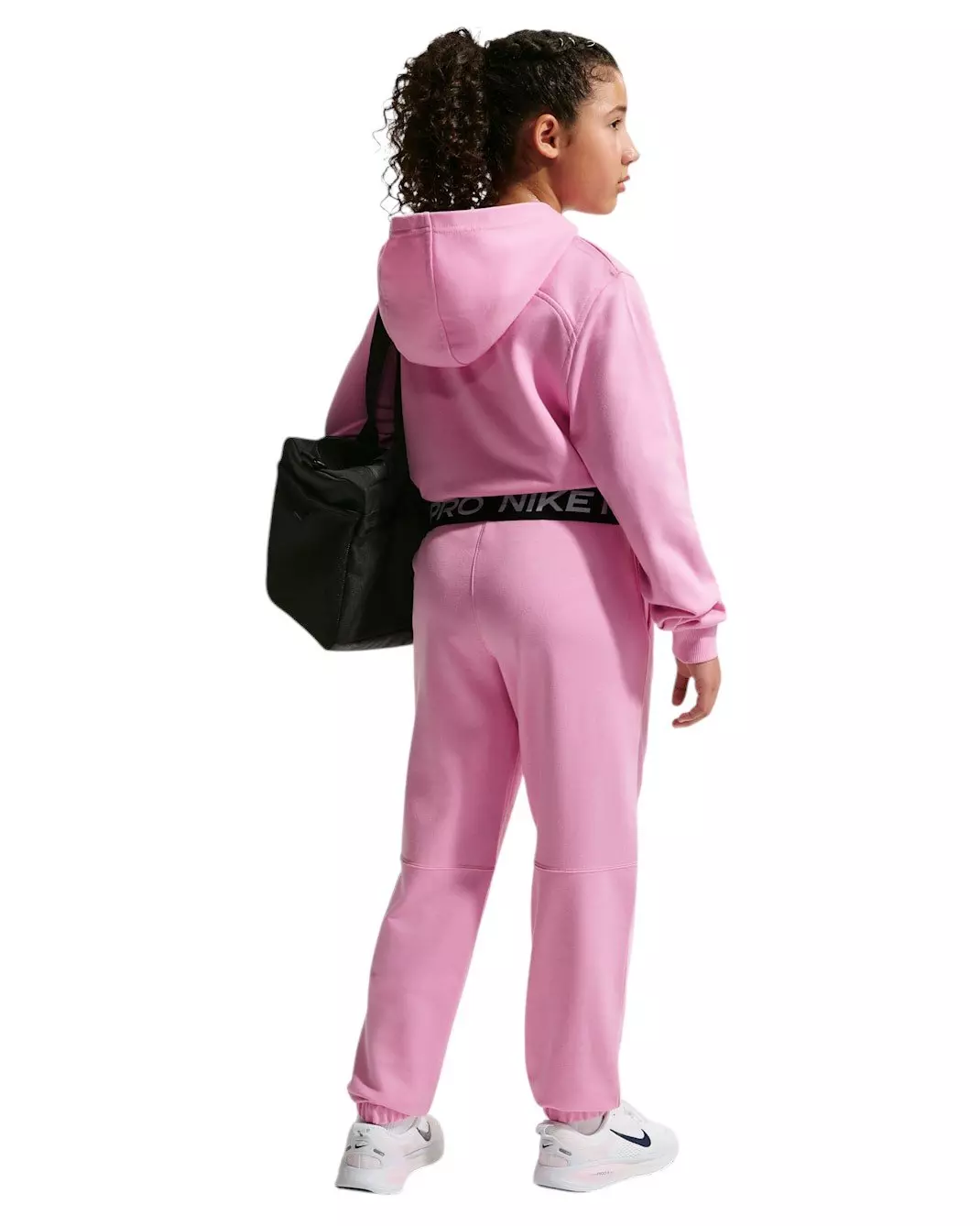 Nike Big Girls' Pro Fleece Dri-FIT Joggers - Pink - PINK