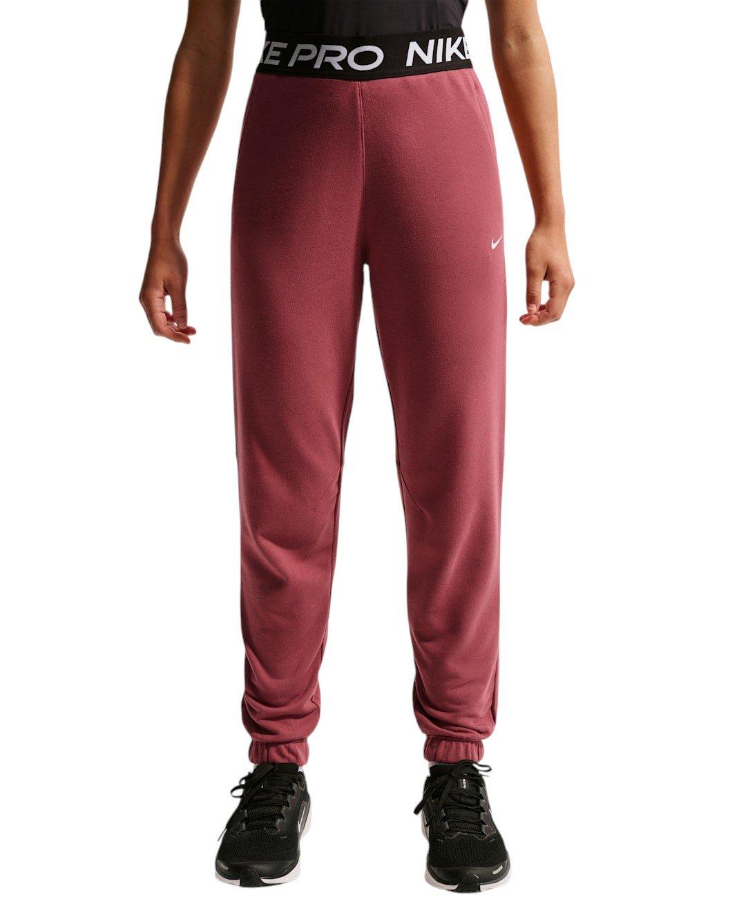 Nike Pro Fleece Big Girls' Pink Smoke Dri-FIT Joggers