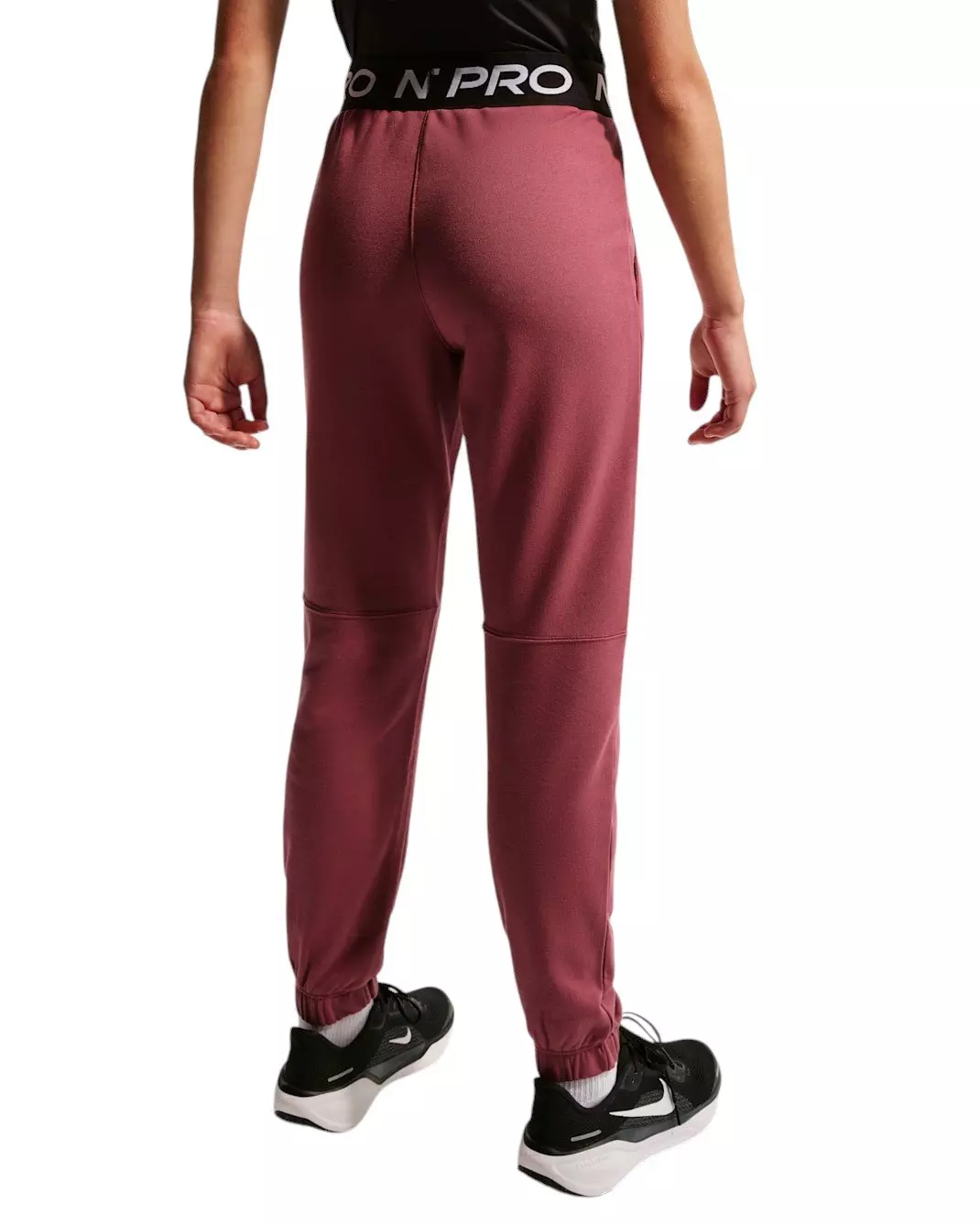 Nike Big Girls' Pro Fleece Dri-FIT Joggers - Pink Smoke - PINK SMOKE