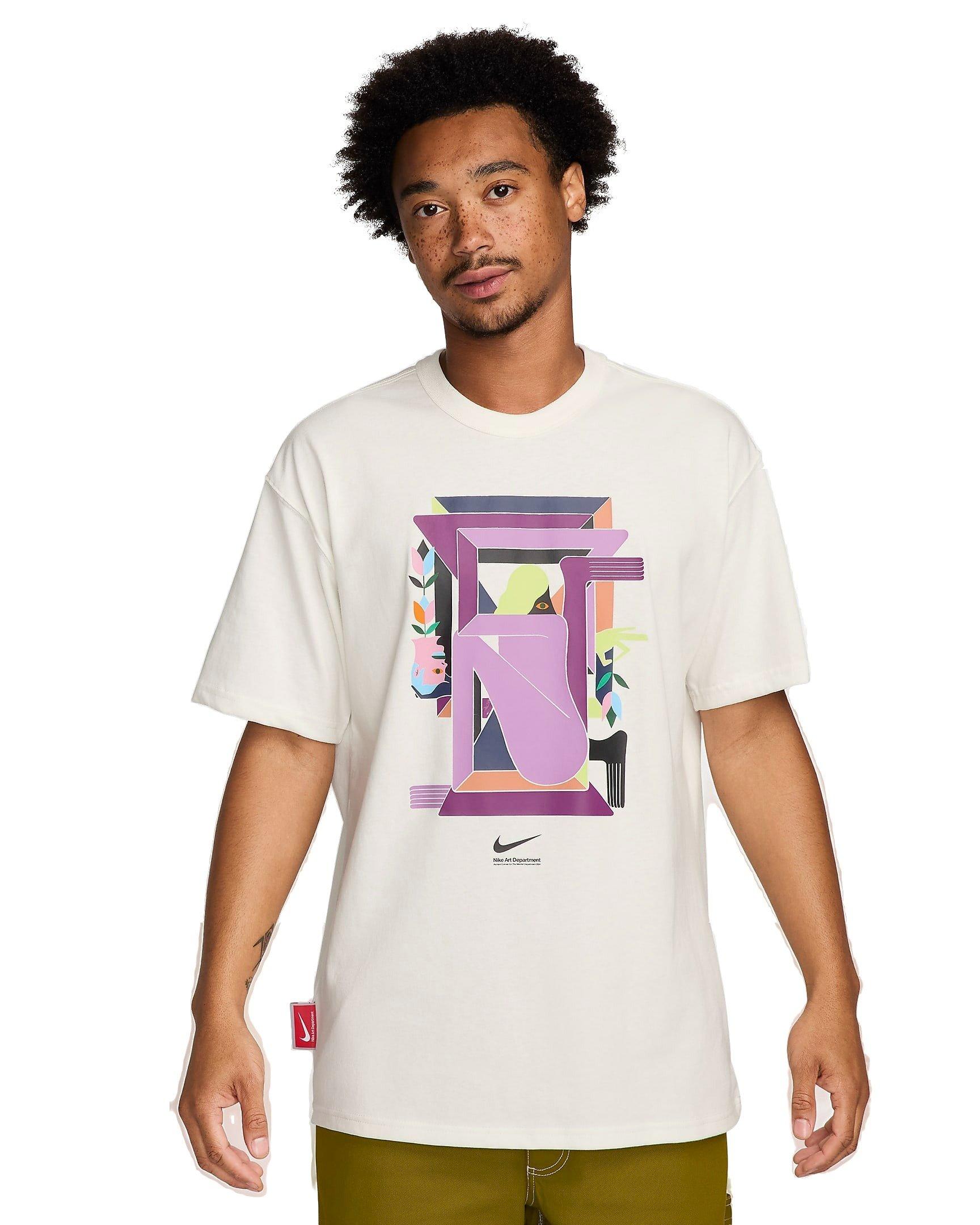 Nike Men's Sportswear Art Dept T-Shirt - CREAM Thumbnail View 1