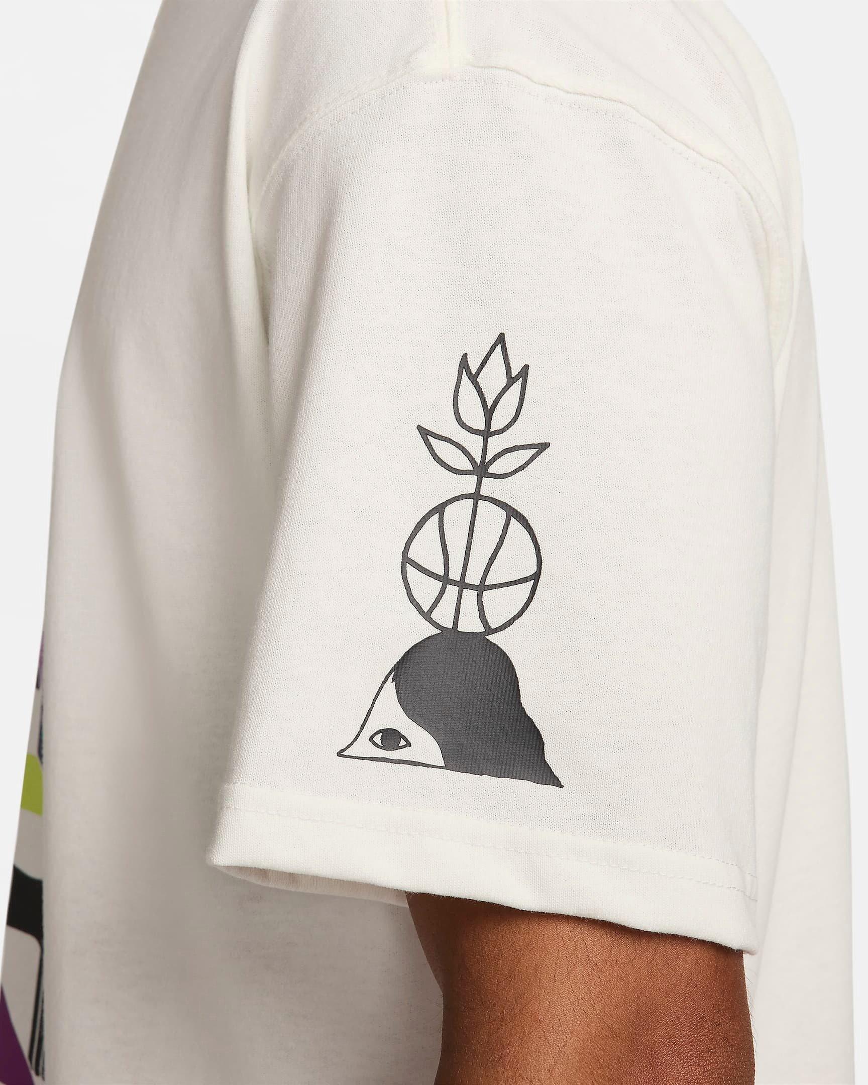 Nike Men's Sportswear Art Dept T-Shirt - CREAM Thumbnail View 5