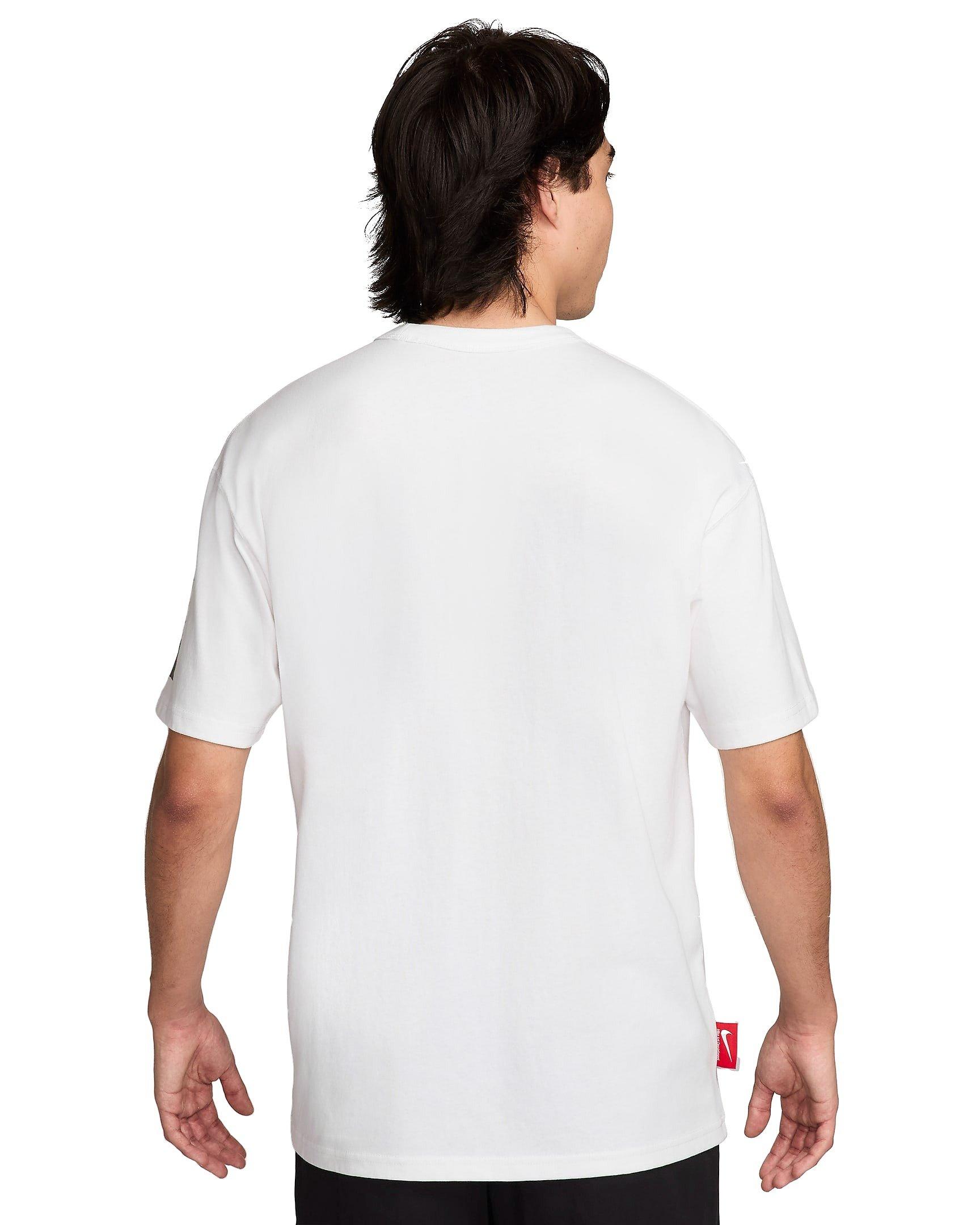 Nike Men's Sportswear Art Dept T-Shirt - WHITE/GREY Thumbnail View 2