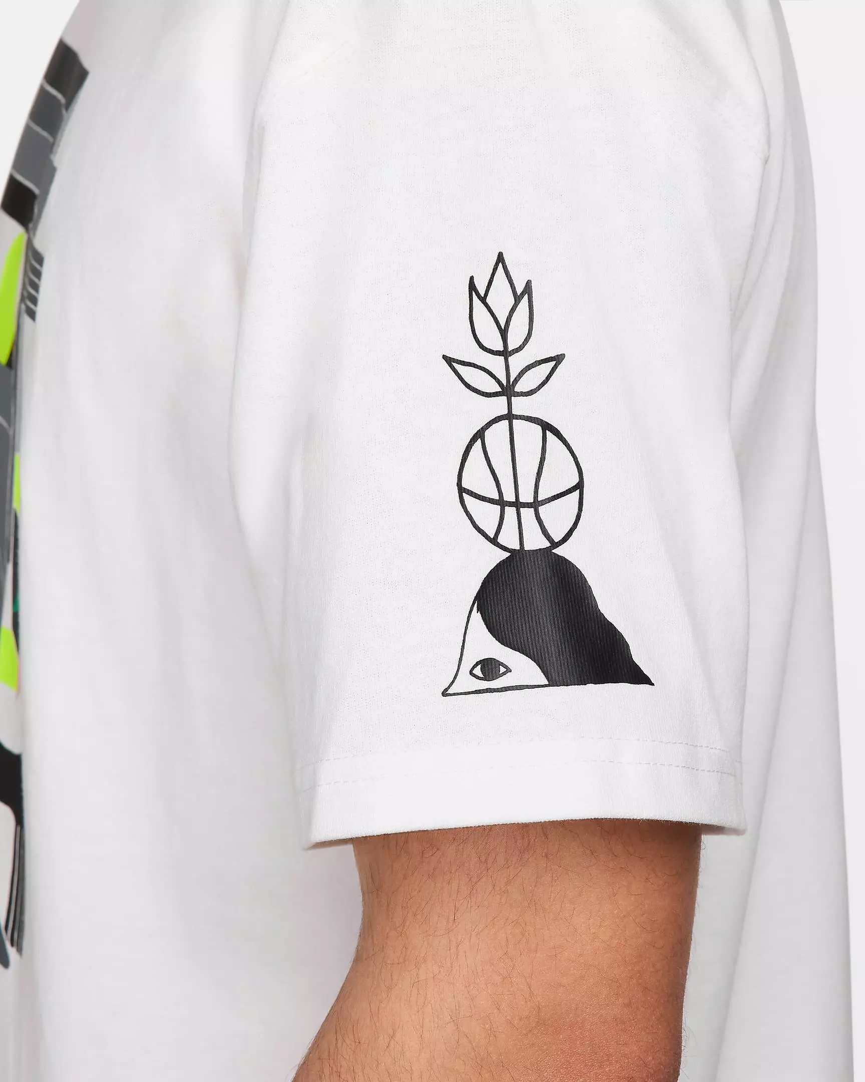 Nike Men's Sportswear Art Dept T-Shirt - WHITE/GREY