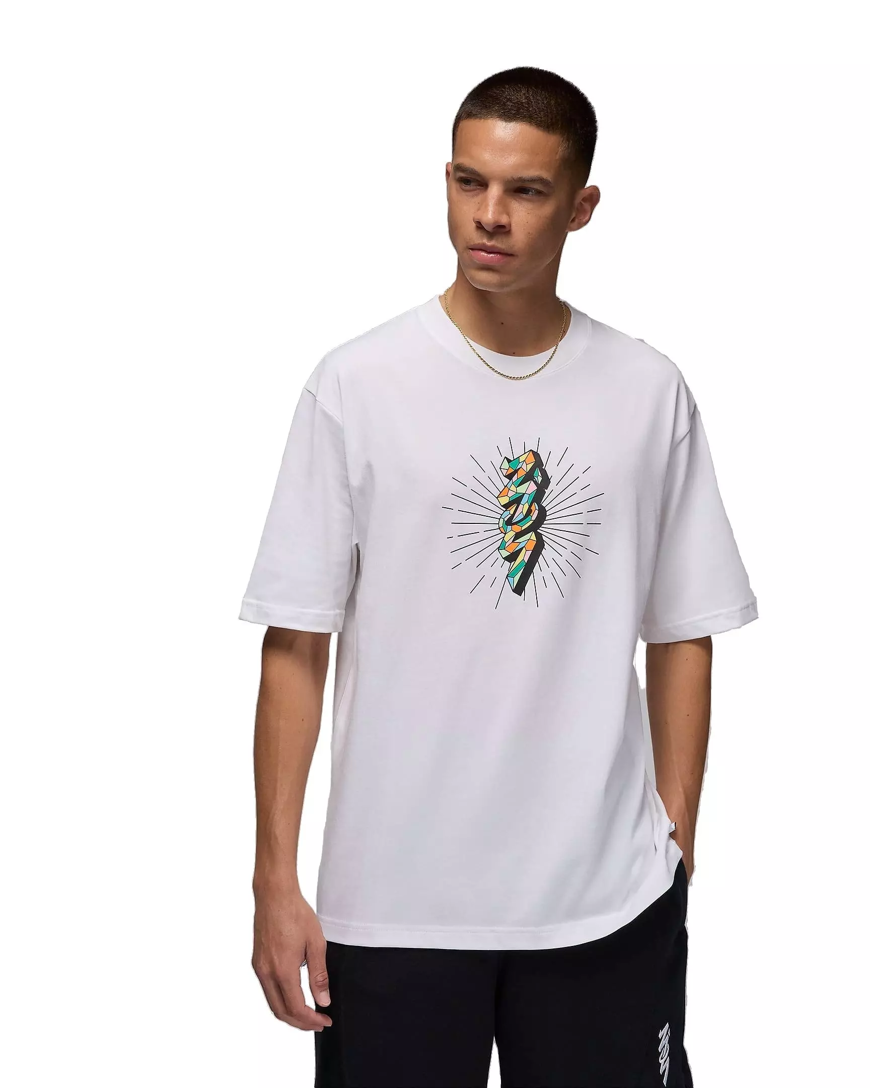 Jordan Men's Zion T-Shirt - White - WHITE