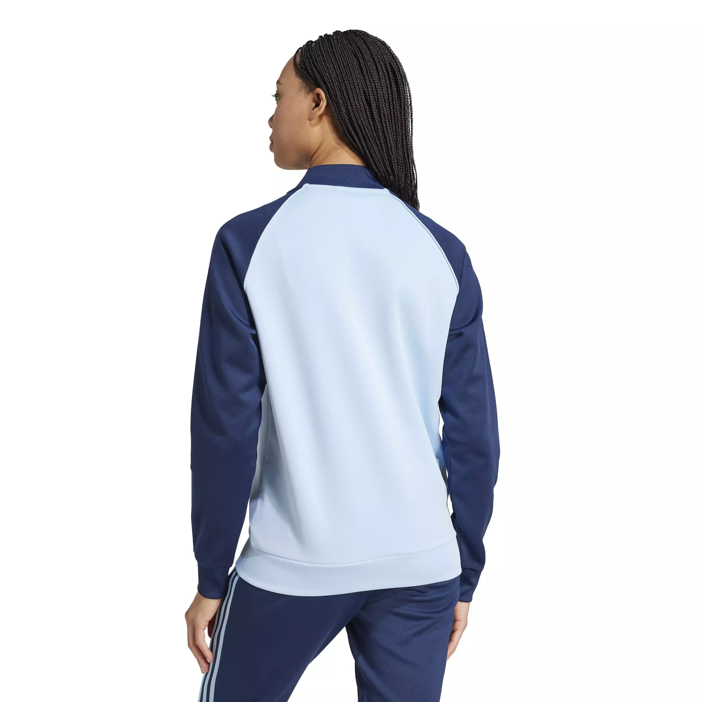 adidas Originals Women's Adicolor Classics SST Track Top -Blue - BLUE