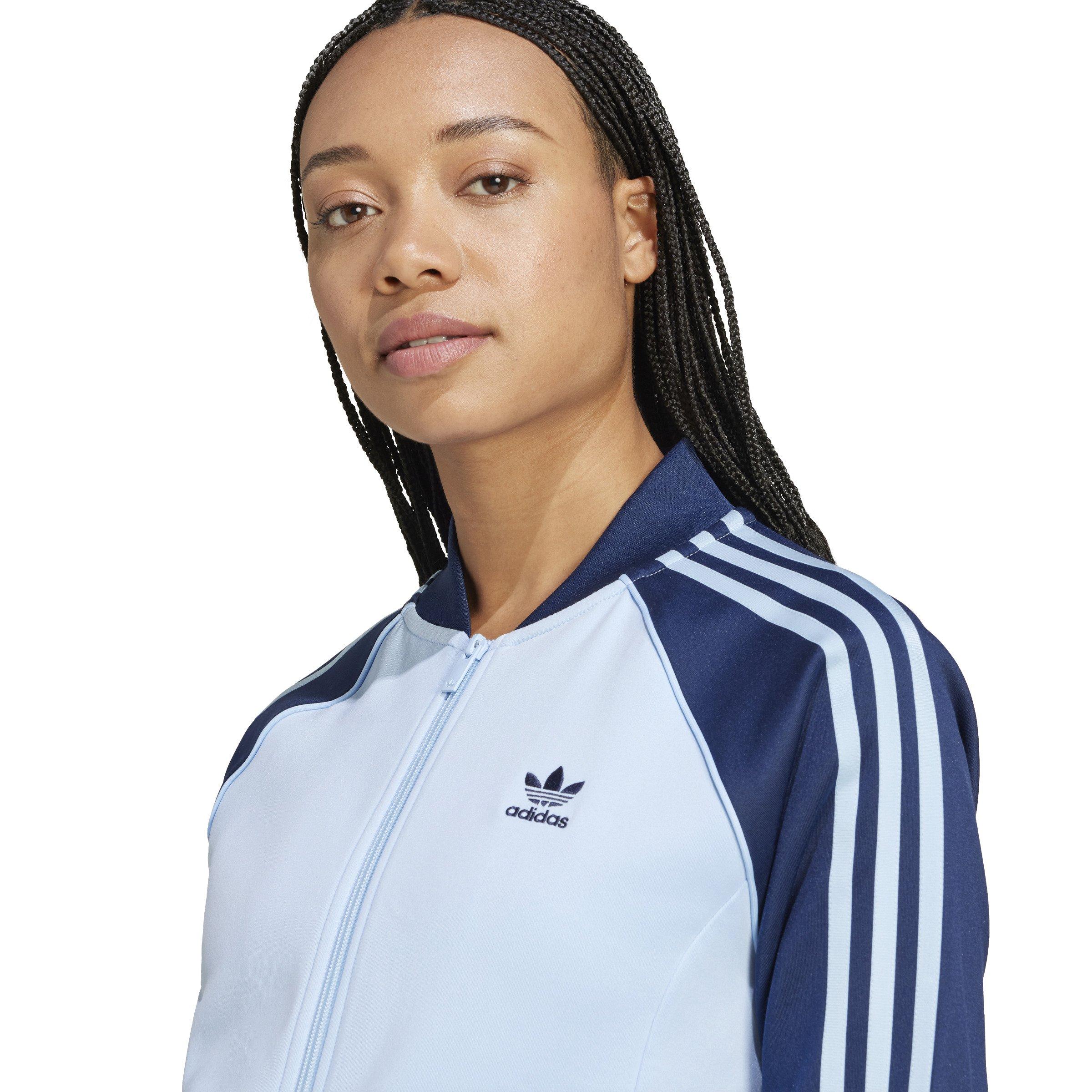 adidas Originals Women's Adicolor Classics SST Track Top -Blue - BLUE Thumbnail View 3