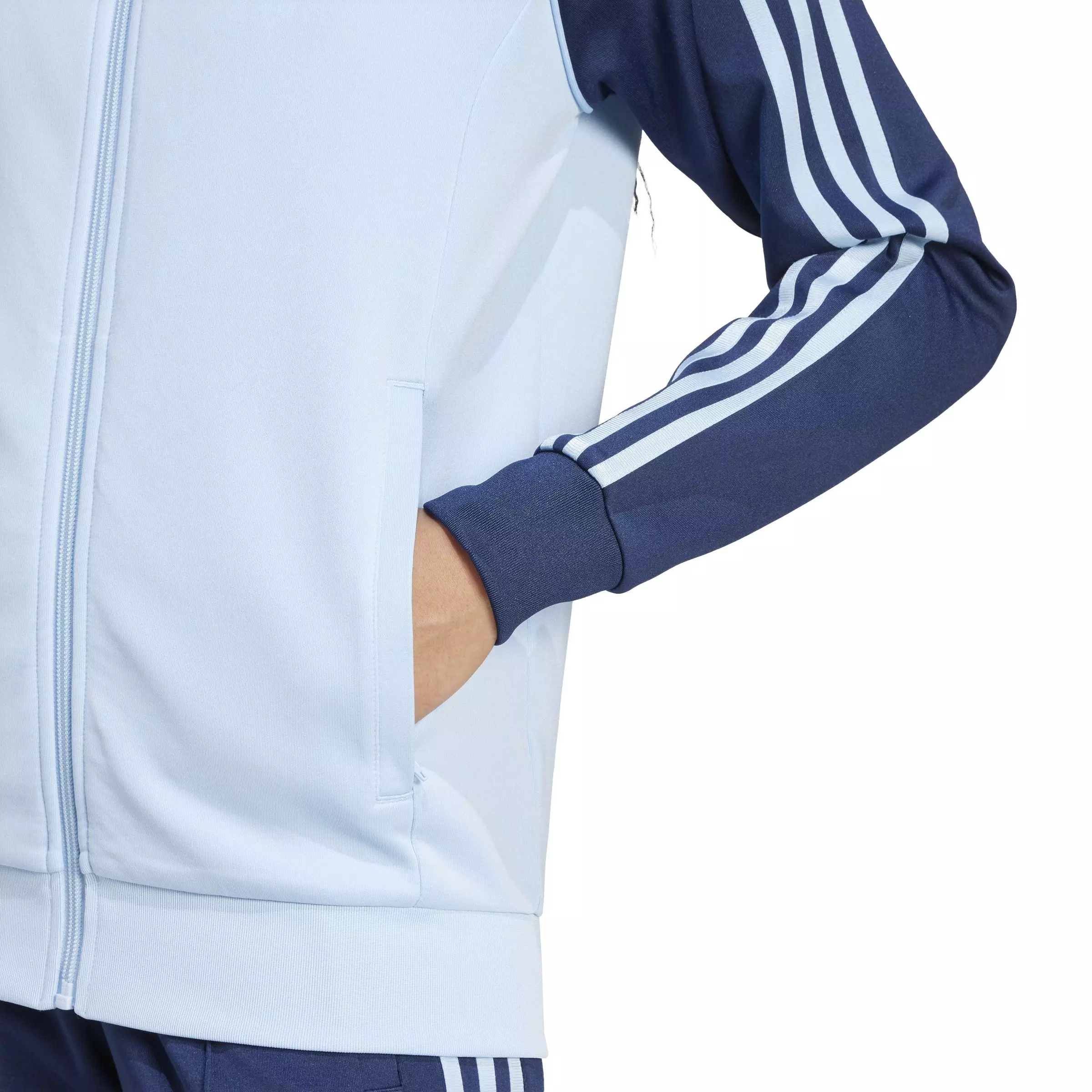 adidas Originals Women's Adicolor Classics SST Track Top -Blue - BLUE