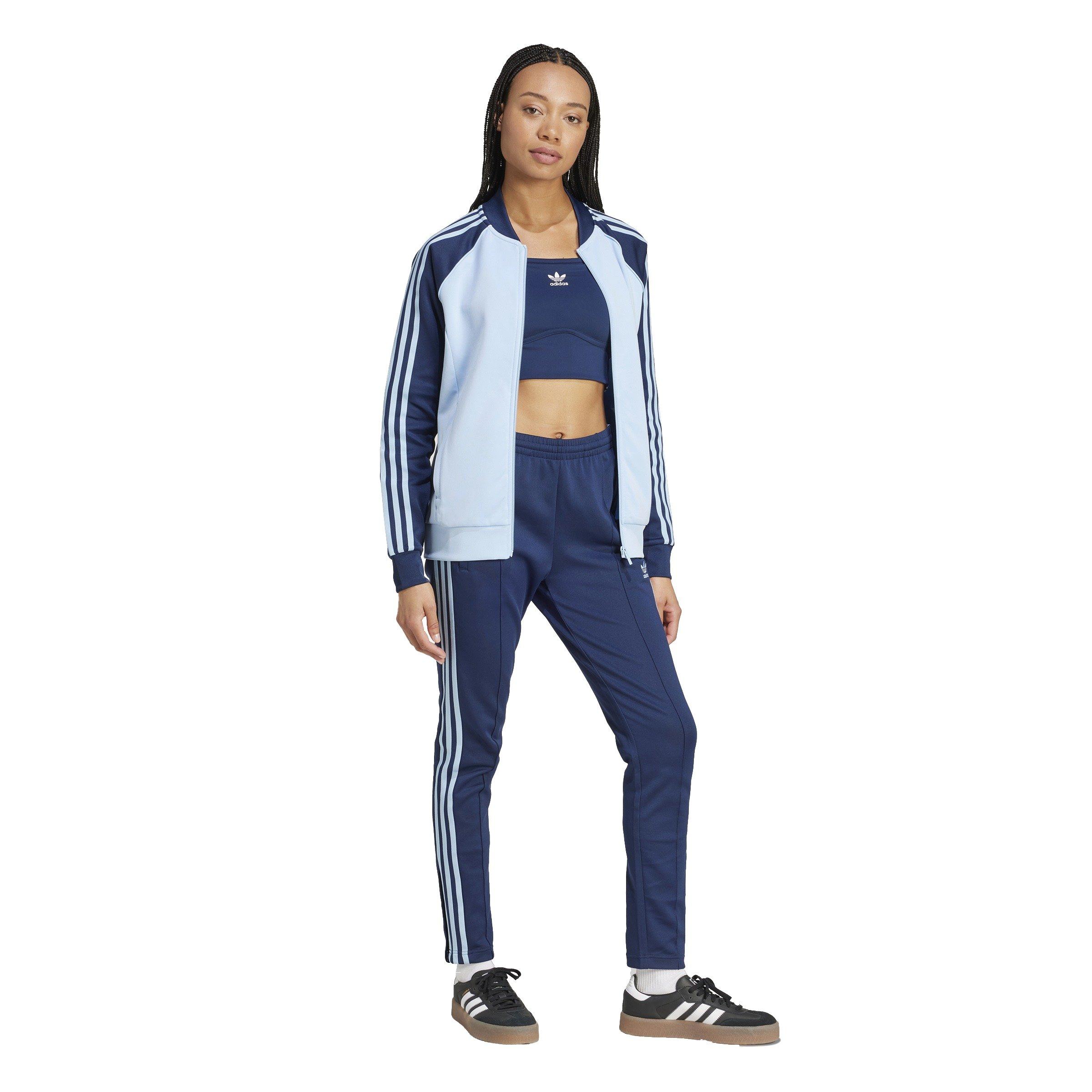 adidas Originals Women's Adicolor Classics SST Track Top -Blue - BLUE Thumbnail View 5
