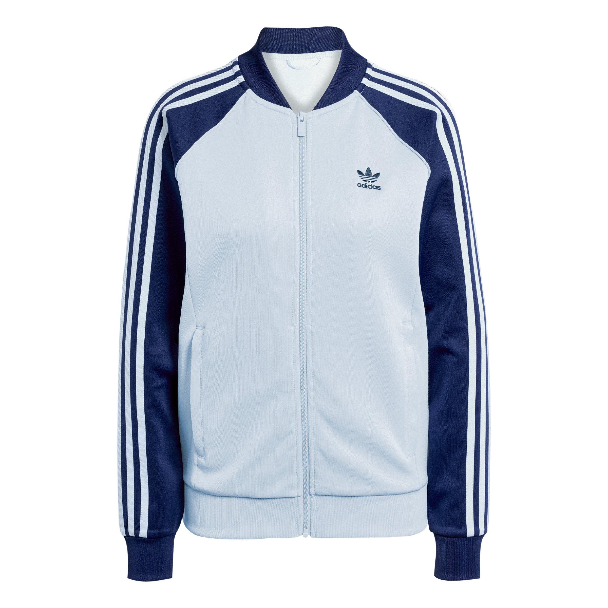 adidas Originals Women's Adicolor Classics SST Track Top -Blue - BLUE Thumbnail View 6