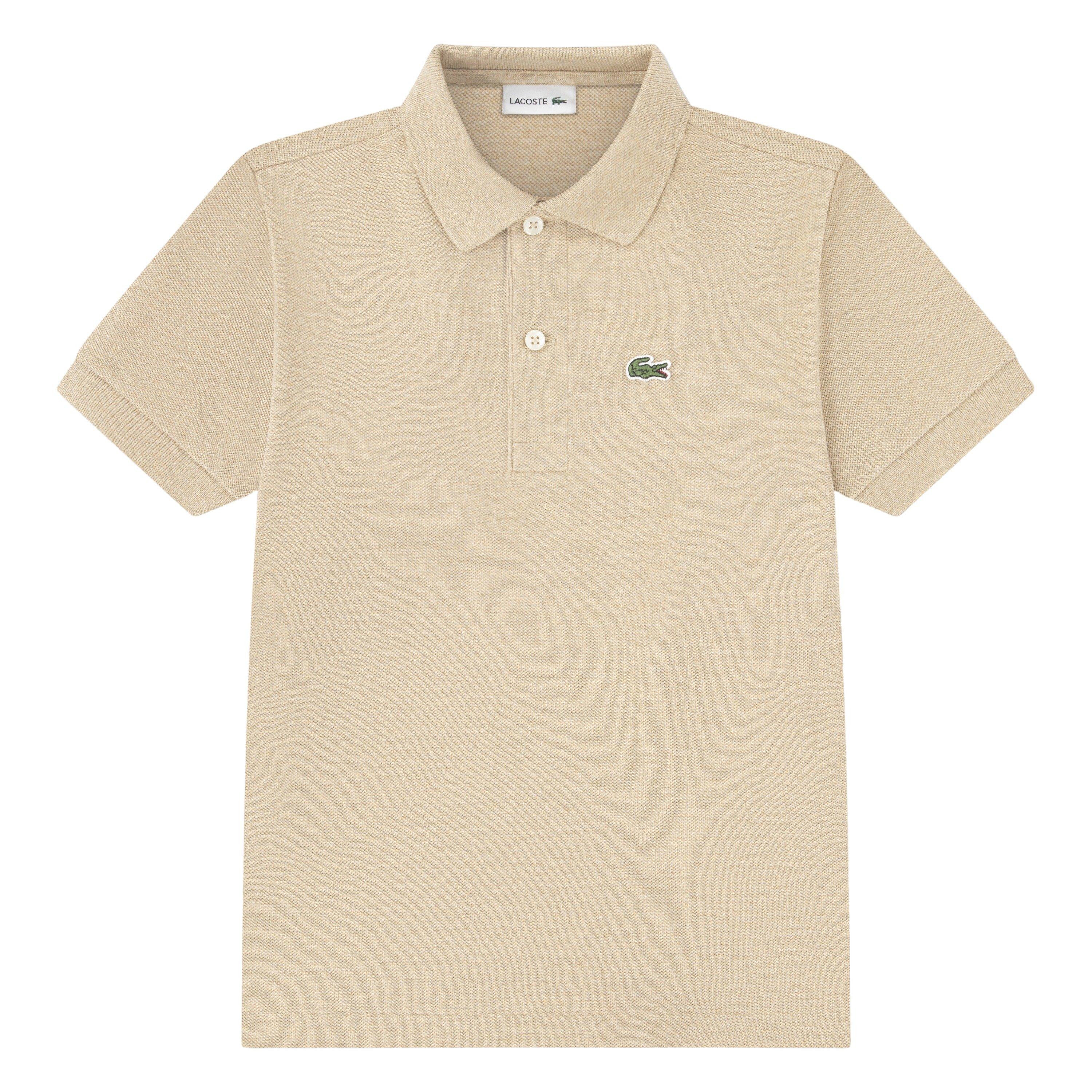 Lacoste Non-Organic Petit Pique Little Boys' Beige Polo