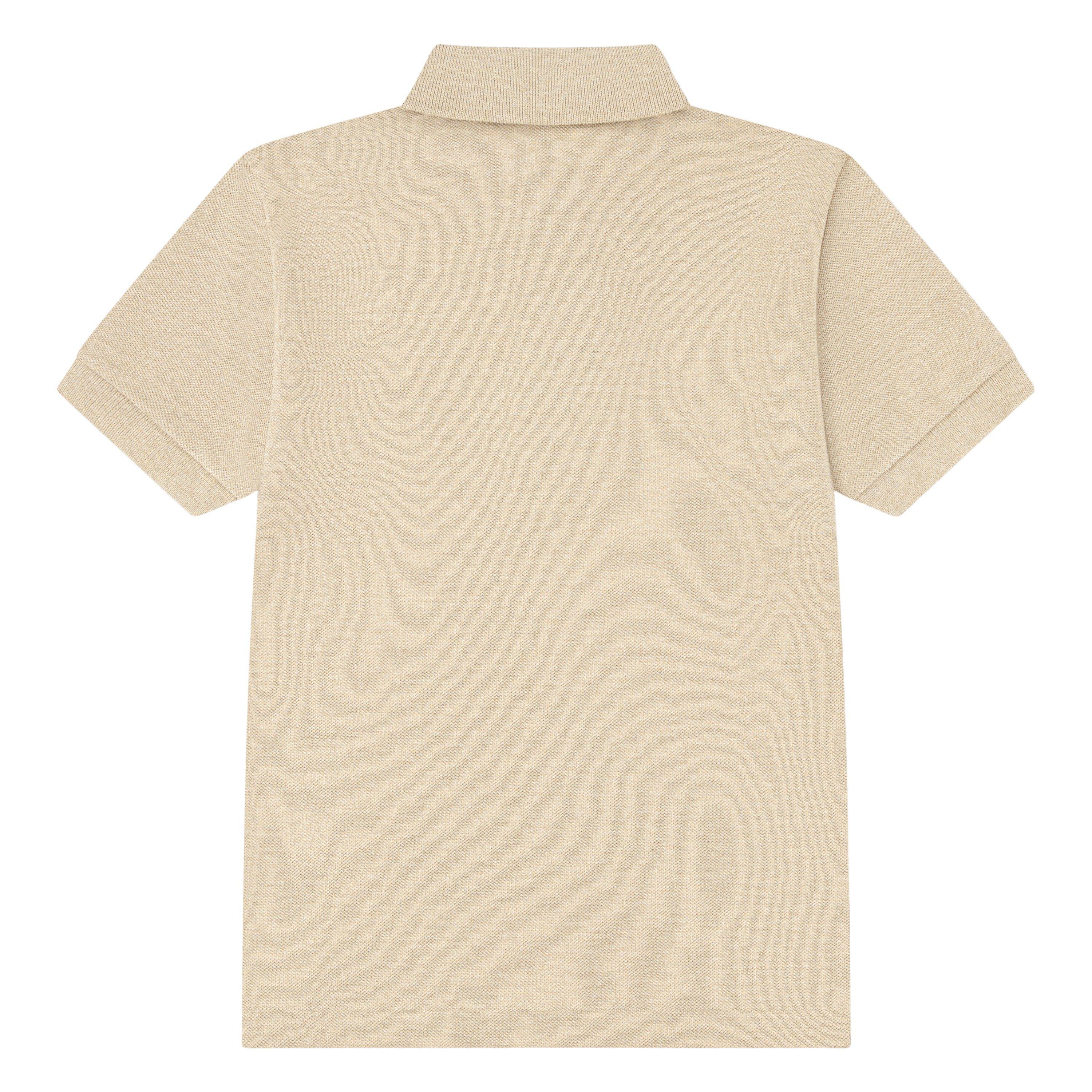 Lacoste Non-Organic Petit Pique Little Boys' Beige Polo