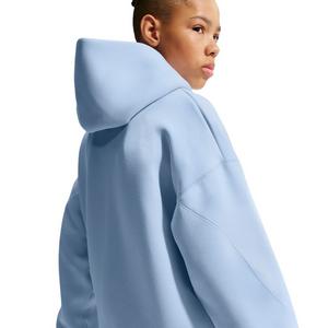 Nike Big Boys' Sportswear Tech Fleece Oversized Pullover Hoodie - Lt Blue