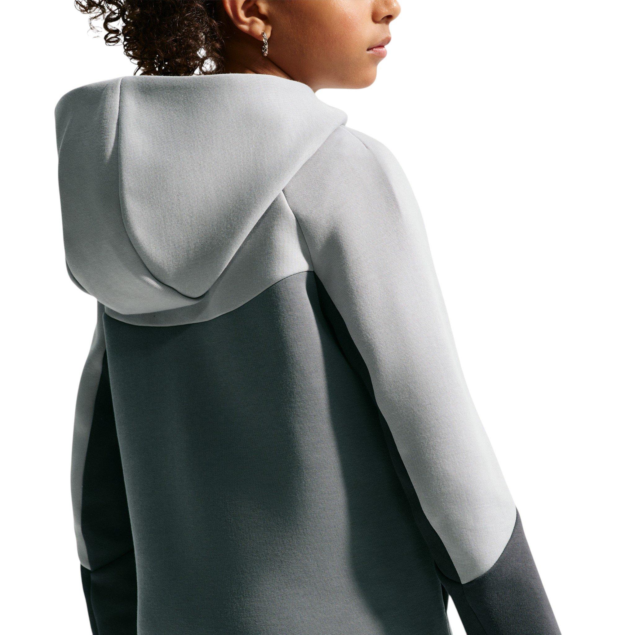 Nike Sportswear Tech Fleece Big Kids' Lt Smoke Grey/Anthracite Full-Zip Jacket