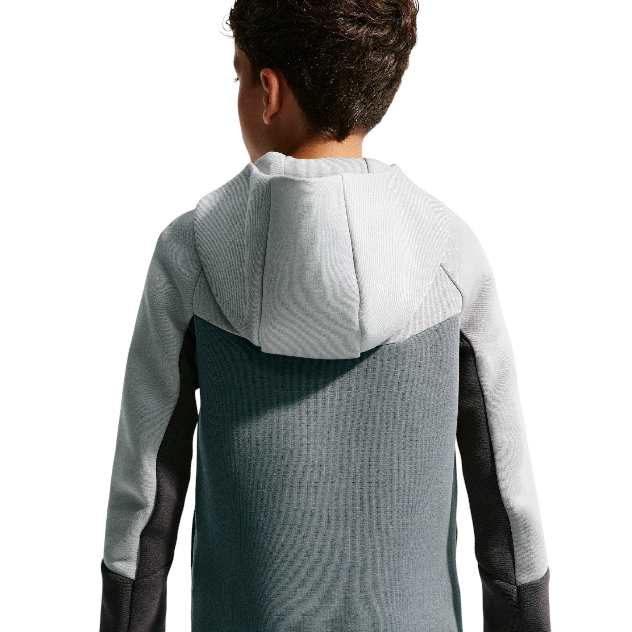 Nike Sportswear Tech Fleece Big Kids' Lt Smoke Grey/Anthracite Full-Zip Jacket