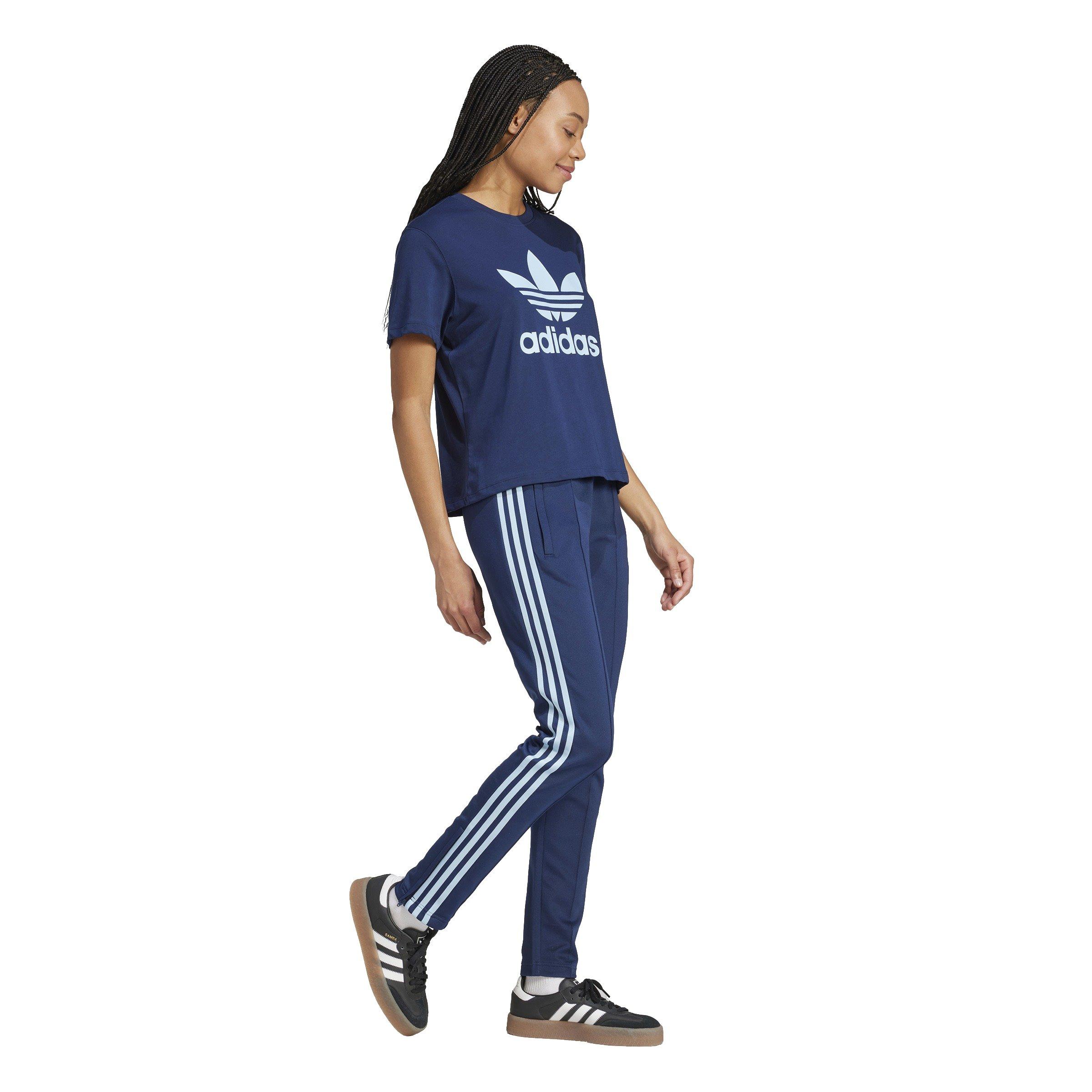 adidas Originals Women's Adicolor SST Tracksuit Bottoms -Navy - NAVY Thumbnail View 5