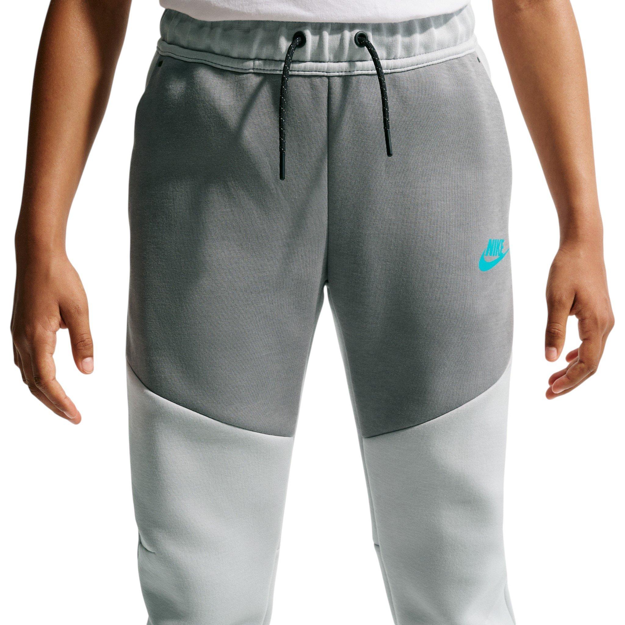 Nike Big Boys' Sportswear Tech Fleece Joggers - Grey - GREY Thumbnail View 3