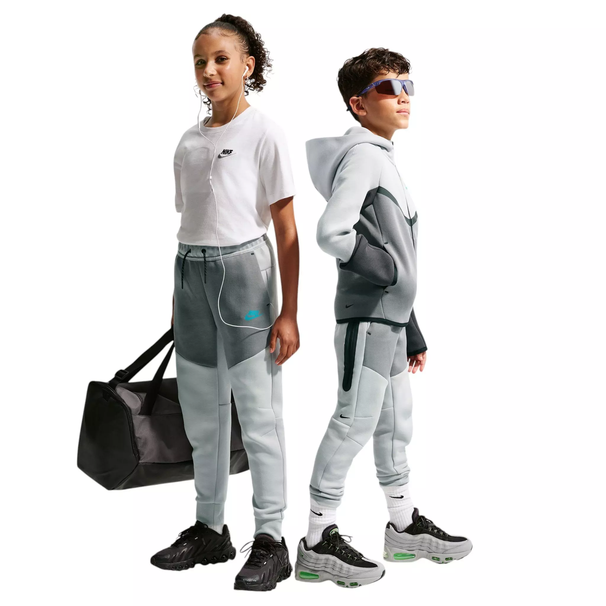 Nike Big Boys' Sportswear Tech Fleece Joggers - Grey - GREY