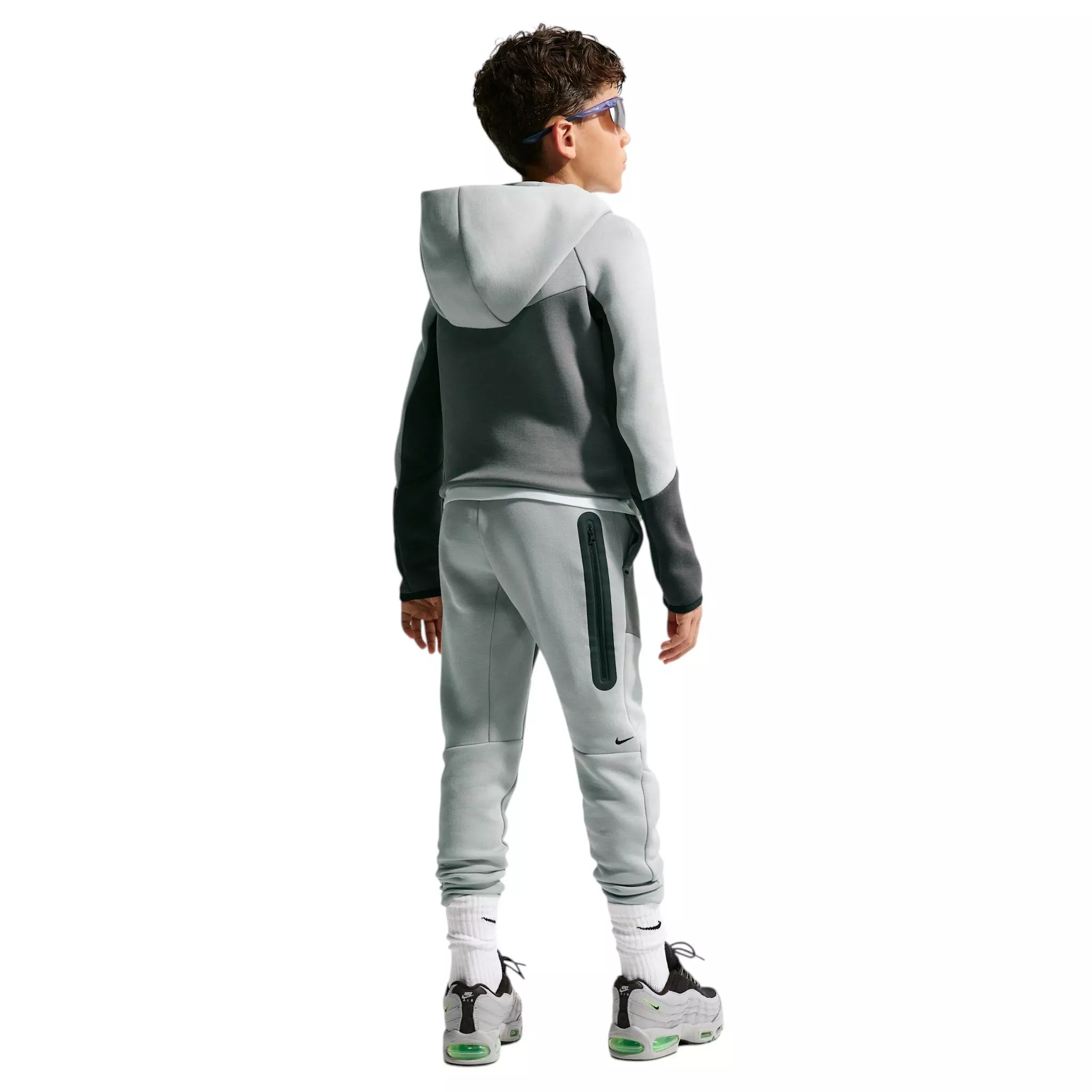 Nike Big Boys' Sportswear Tech Fleece Joggers - Grey - GREY