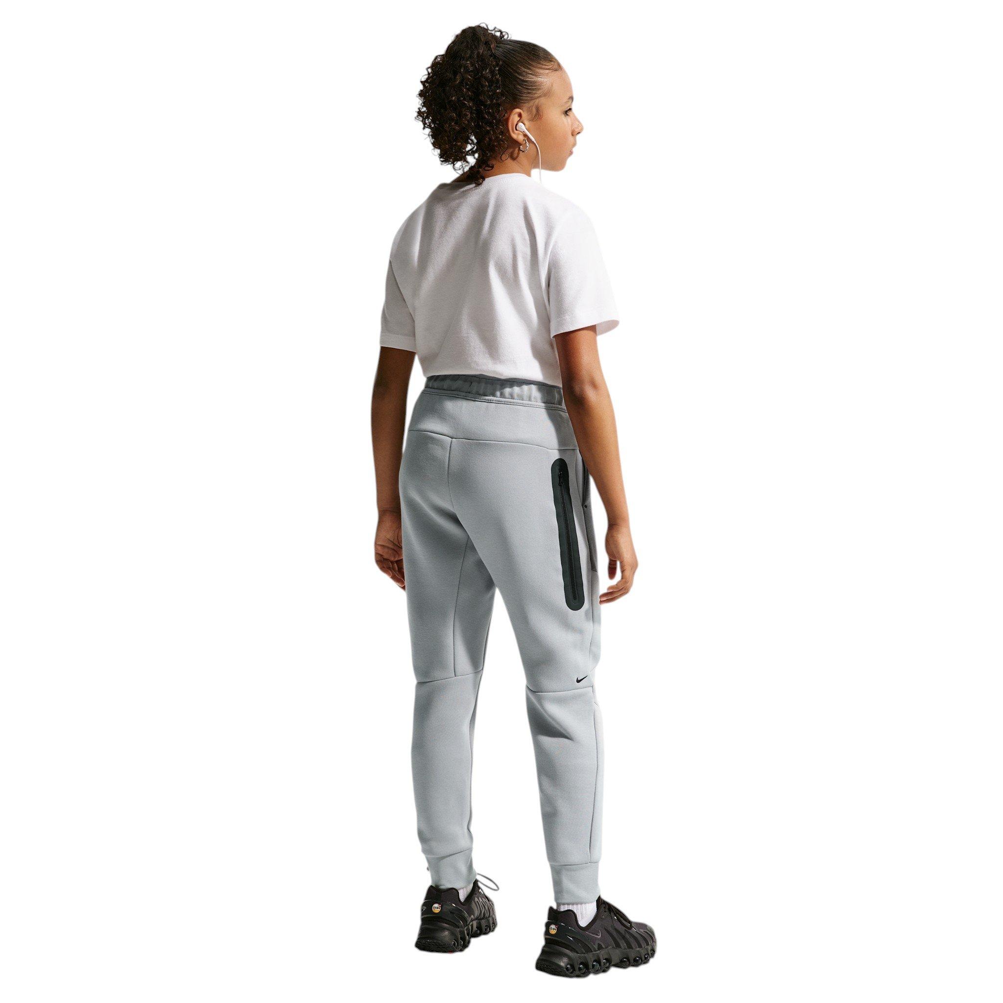 Nike Big Boys' Sportswear Tech Fleece Joggers - Grey - GREY Thumbnail View 7
