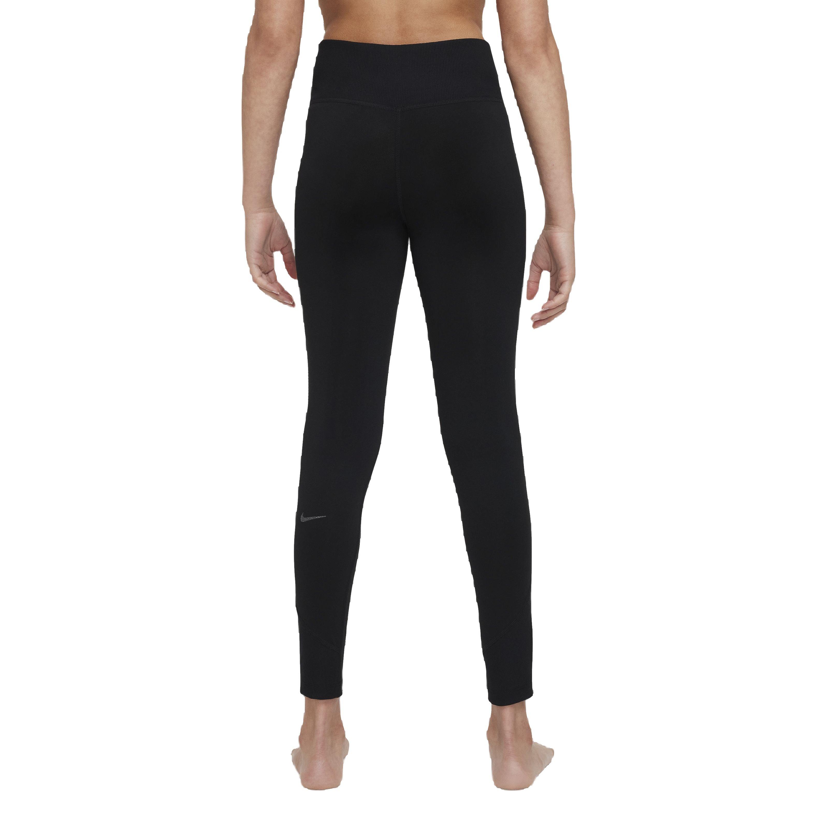 Nike Big Girls' Yoga Dri-FIT Leggings - Black - Hibbett