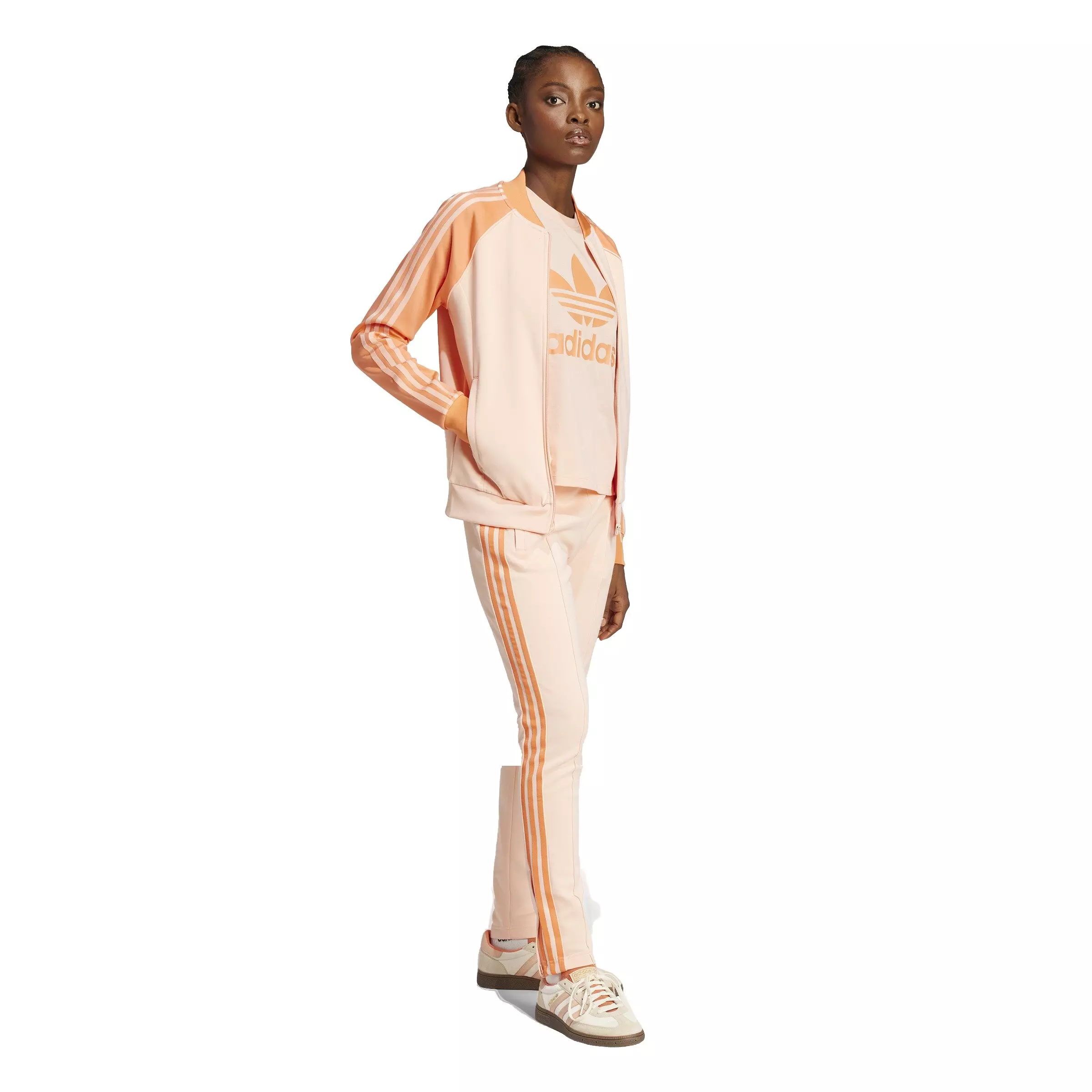 adidas Originals Women's Adicolor SST Tracksuit Bottoms -Pink - PINK