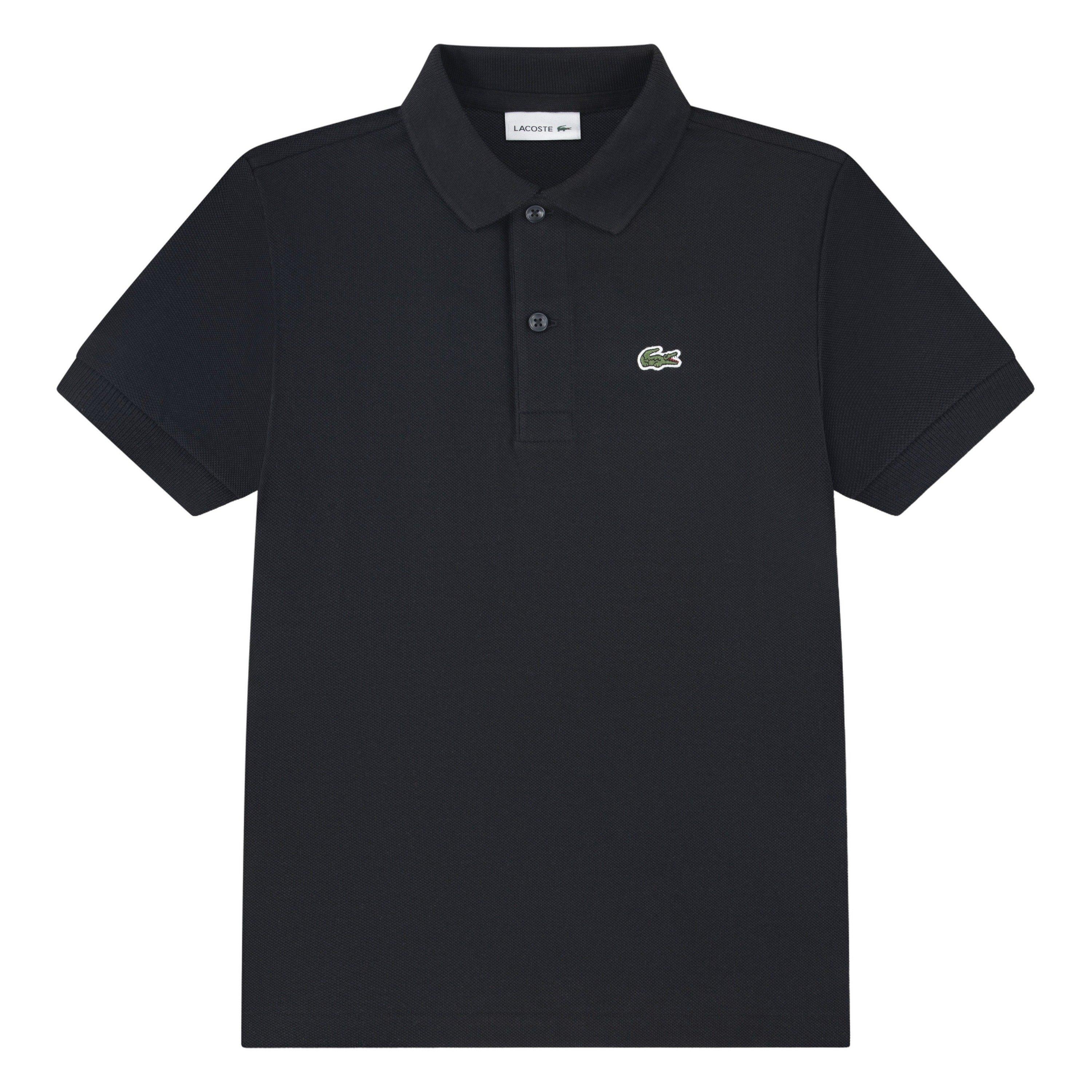 Lacoste Little Boys' Non-Organic Petit Pique Polo - Black - BLACK Thumbnail View 1