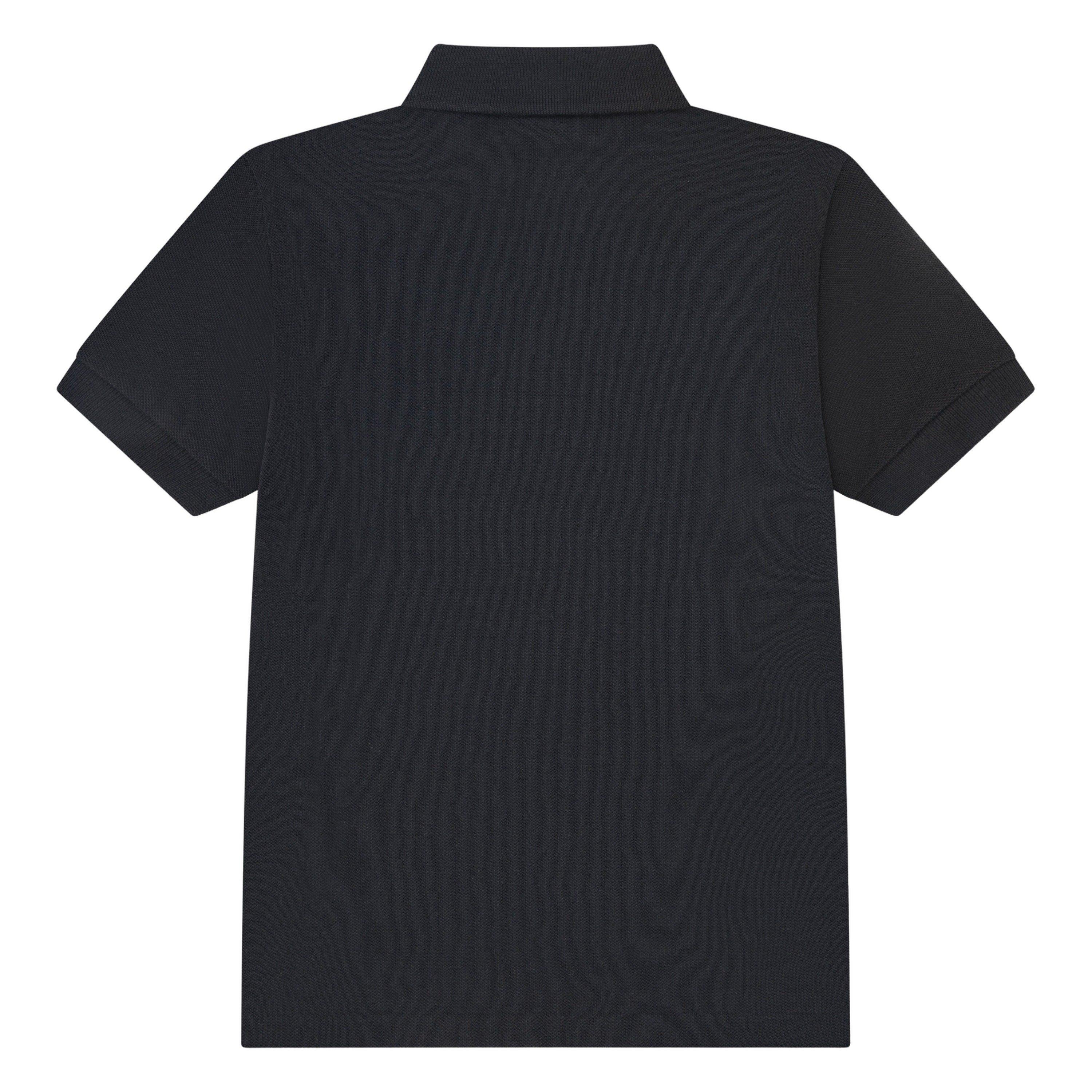 Lacoste Non-Organic Petit Pique Little Boys' Black Polo