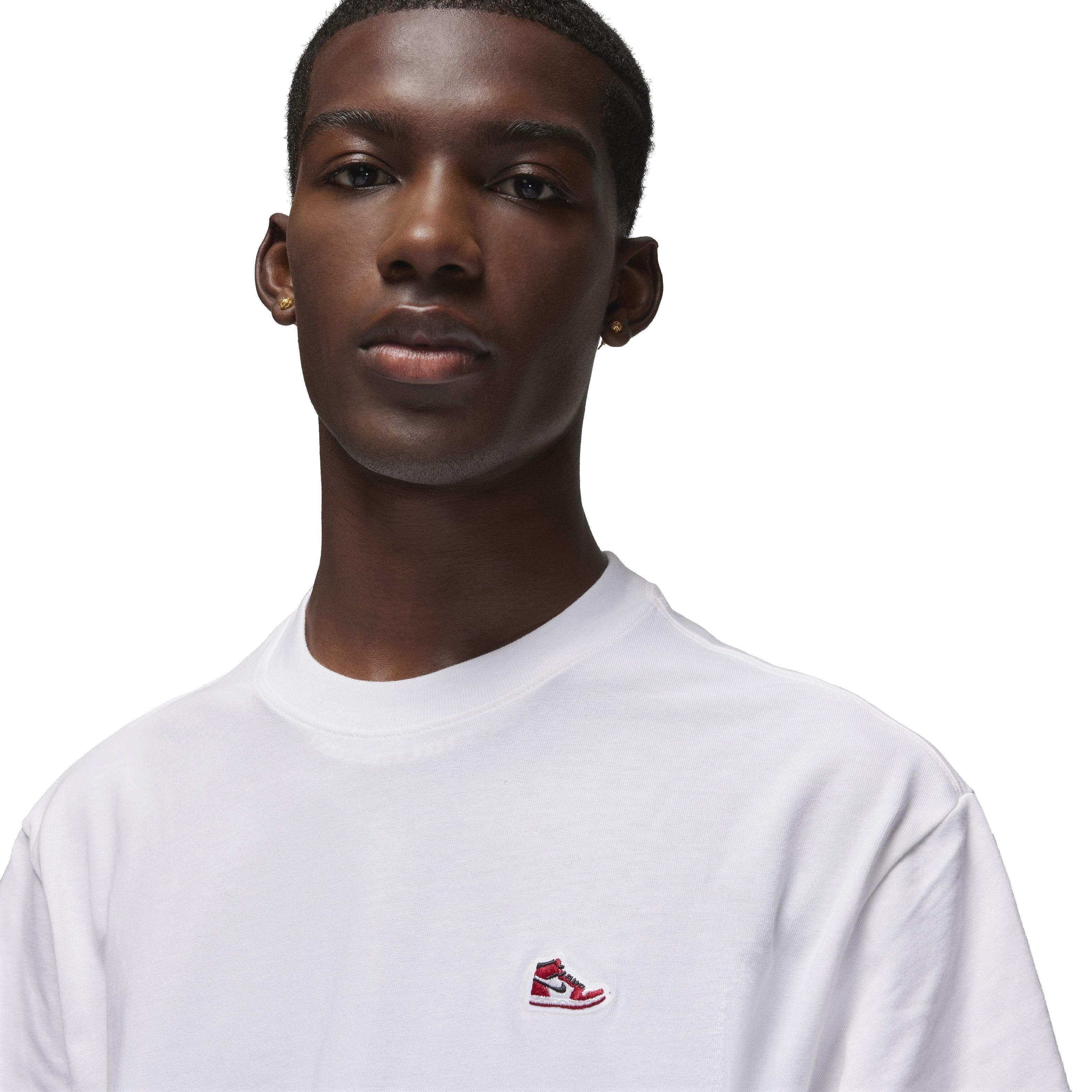 Jordan Men's Brand T-Shirt - WHITE Thumbnail View 3