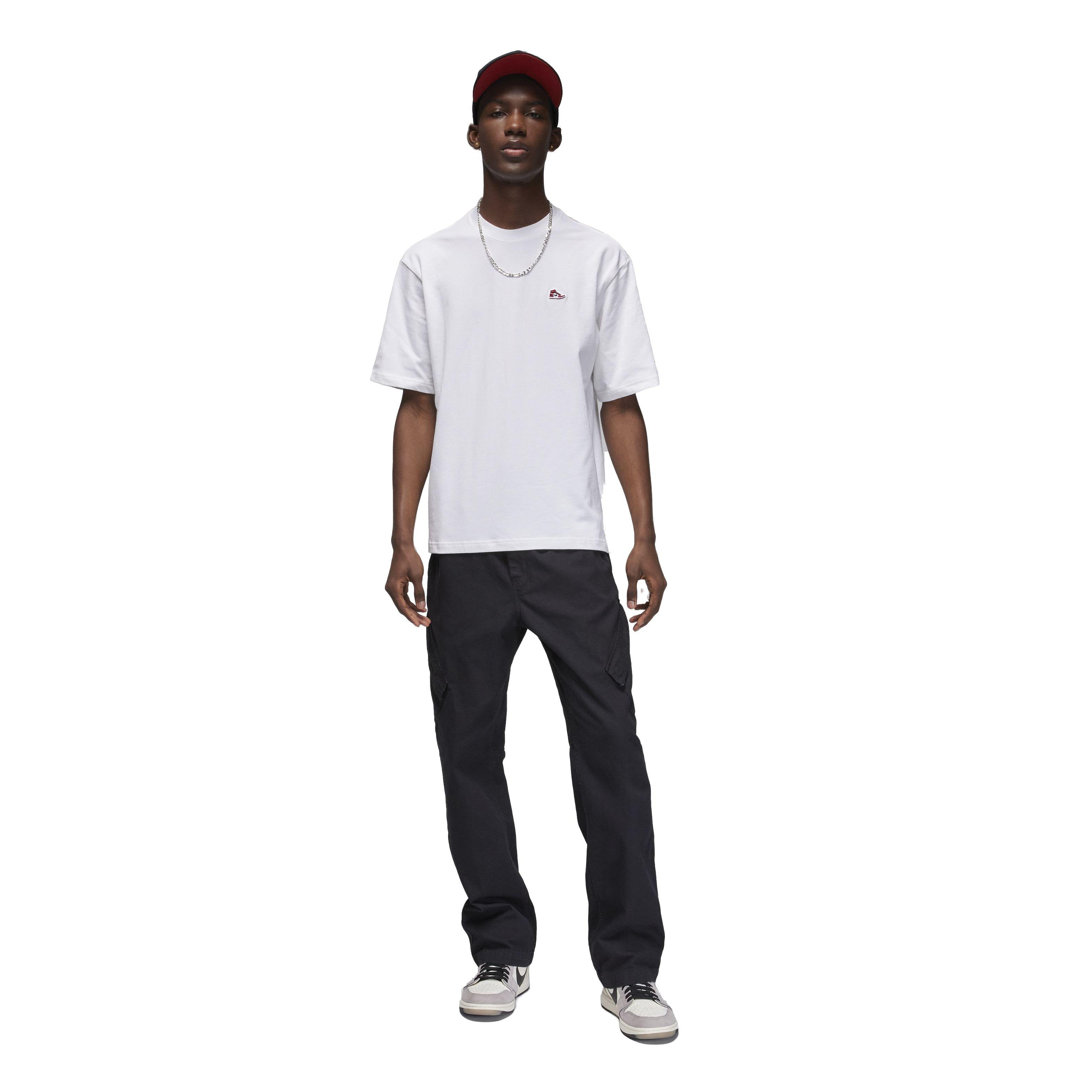 Jordan Men's Brand T-Shirt - WHITE Thumbnail View 5
