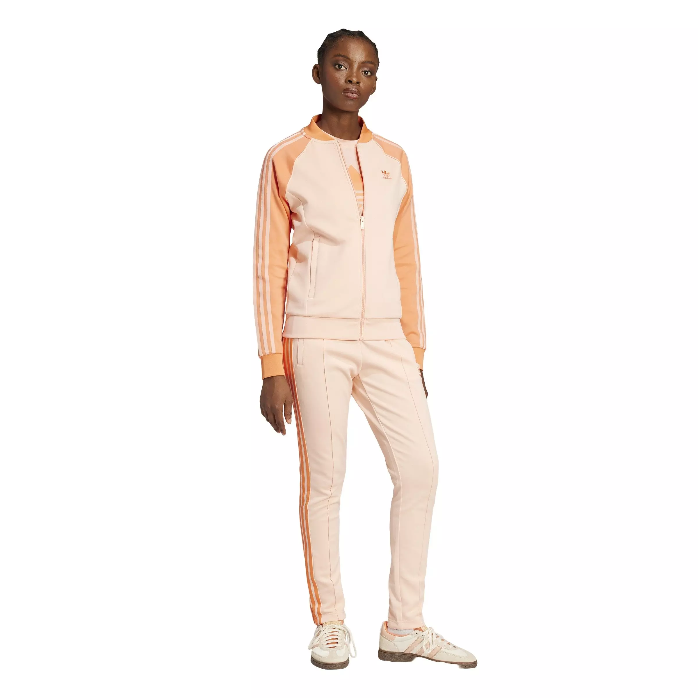 adidas Originals Women's Adicolor Classics SST Track Top -Pink - PINK