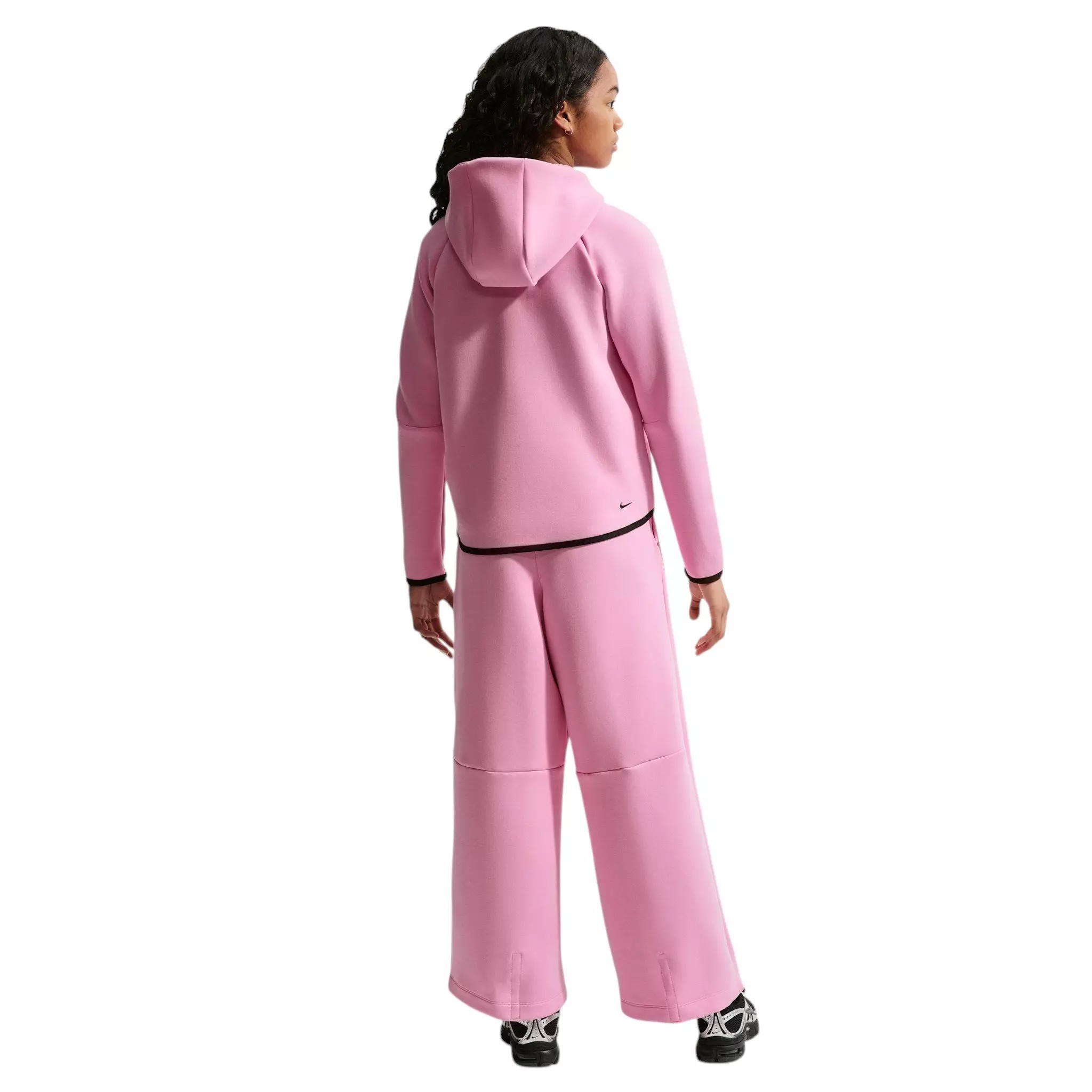 Nike Big Girls' Sportswear Tech Fleece Full-Zip Jacket - Pink - PINK