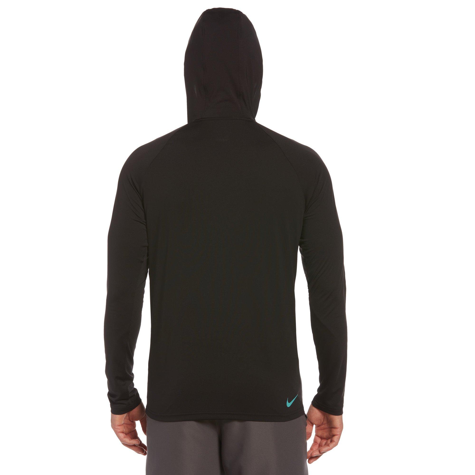 Nike Men's Outline Logo Long Sleeve Hooded Hydroguard - Hibbett