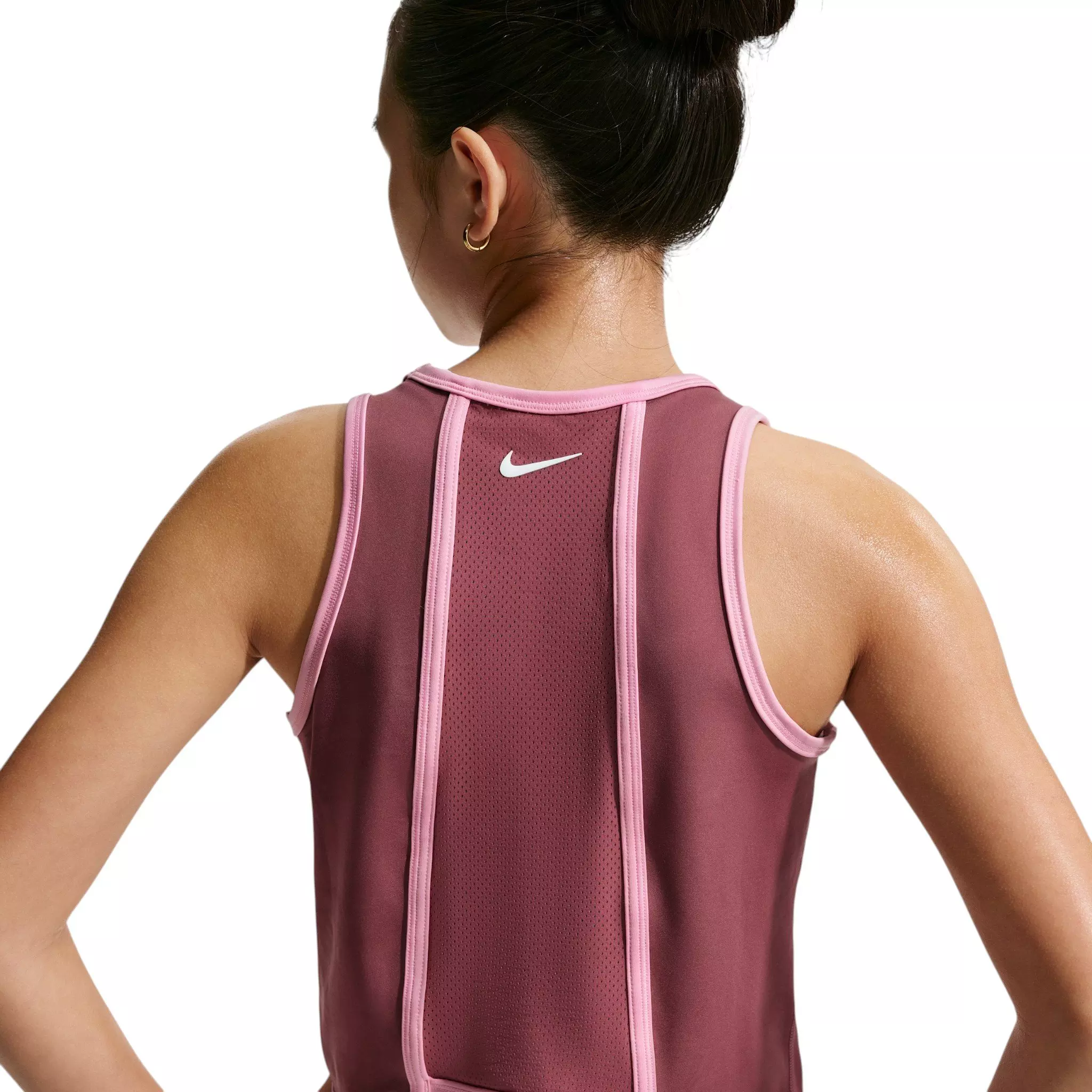 Nike Big Girls' Dri-FIT Tank Top - Pink Smoke - PINK SMOKE