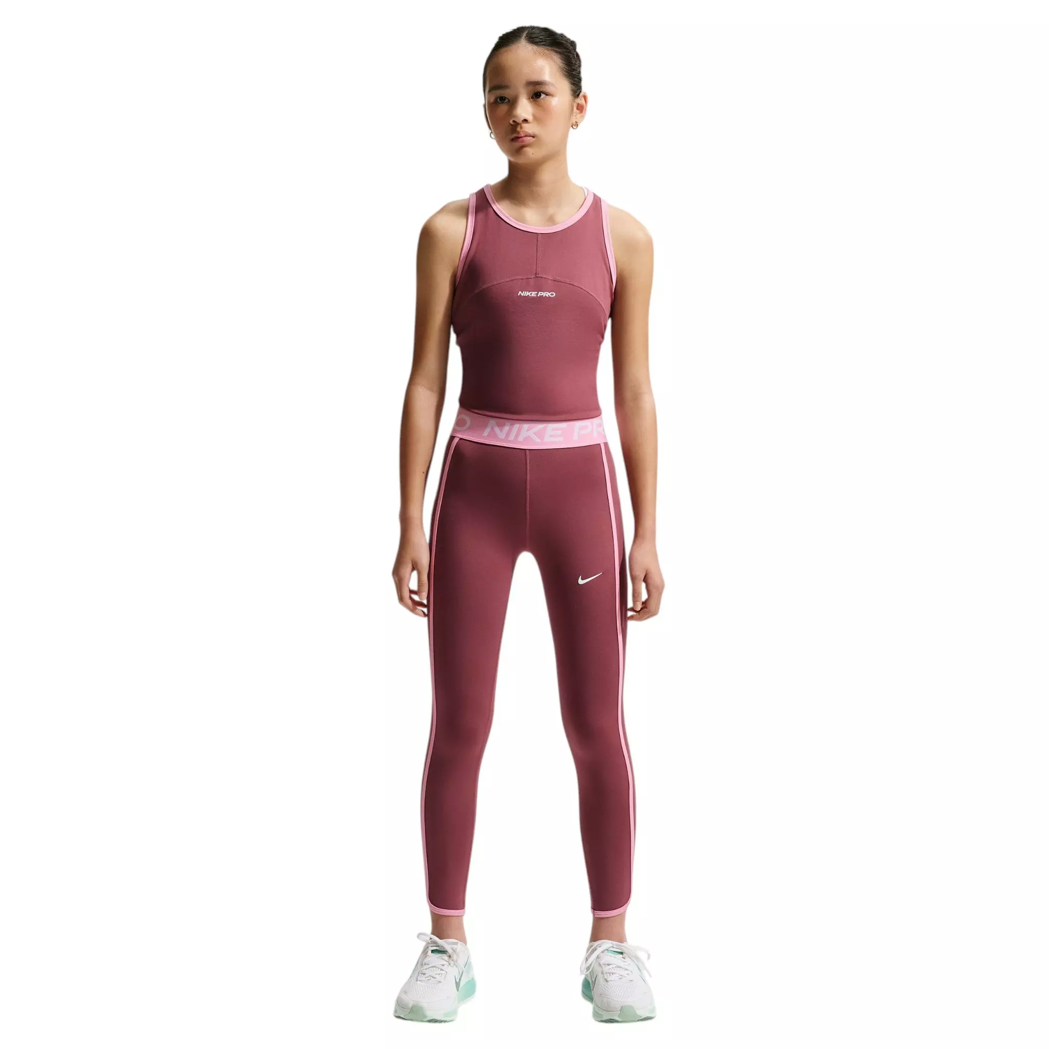 Nike Big Girls' Dri-FIT Tank Top - Pink Smoke - PINK SMOKE