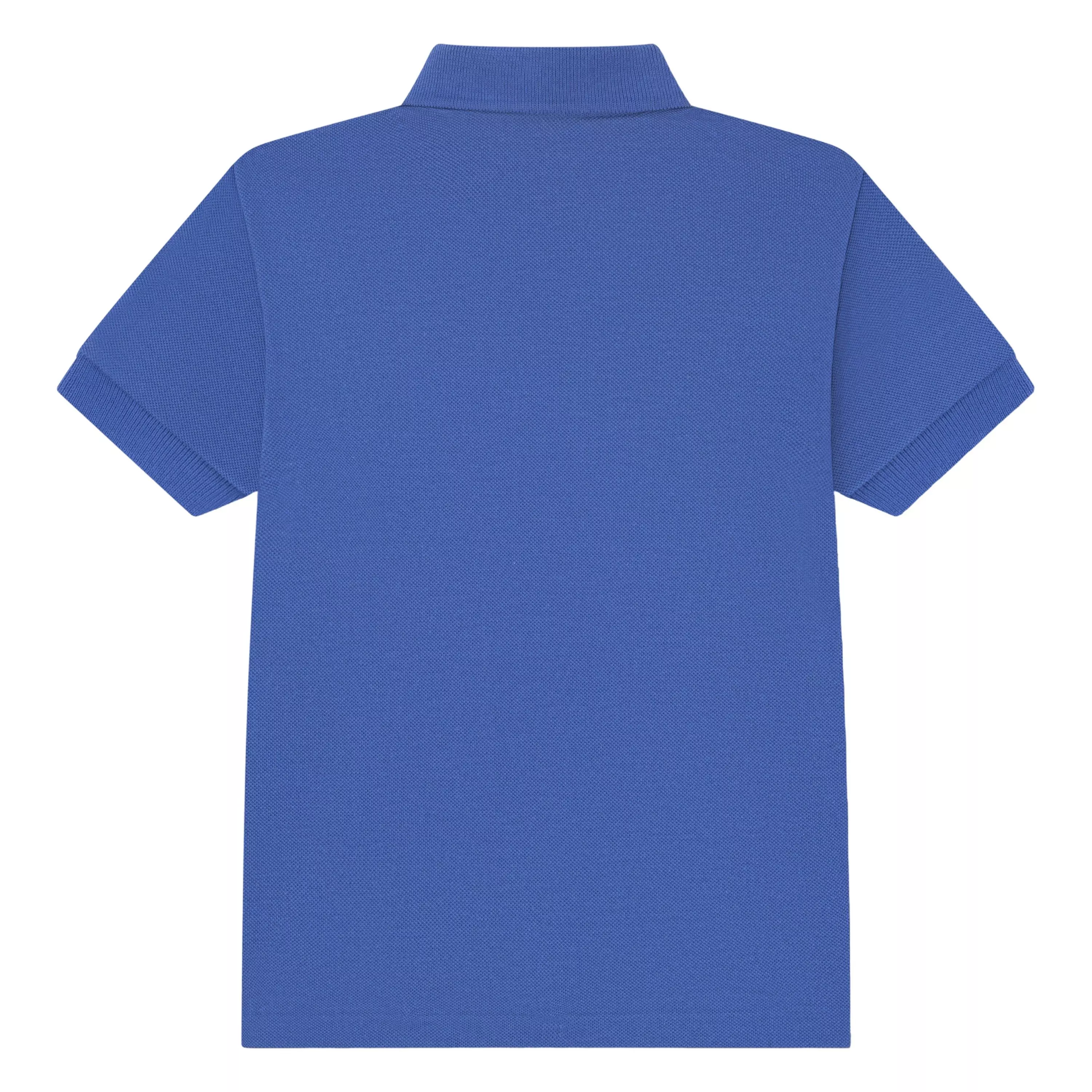 Lacoste Toddler Boys' Non-Organic Petit Pique Polo -Blue - BLUE