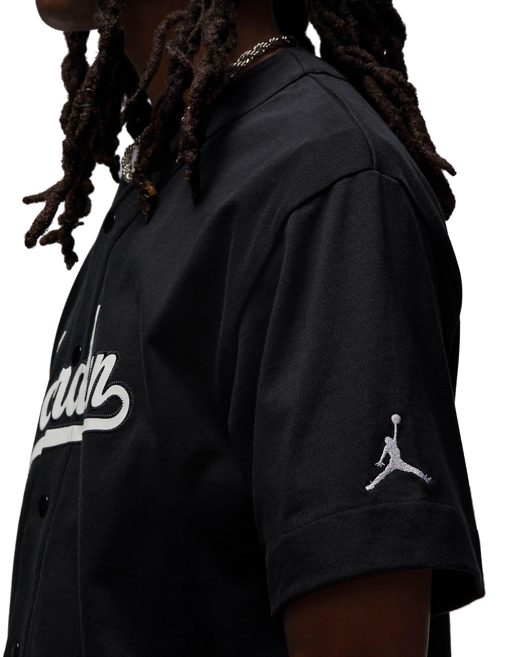 Jordan Men's Flight MVP Baseball Top -Black - BLACK Thumbnail View 4