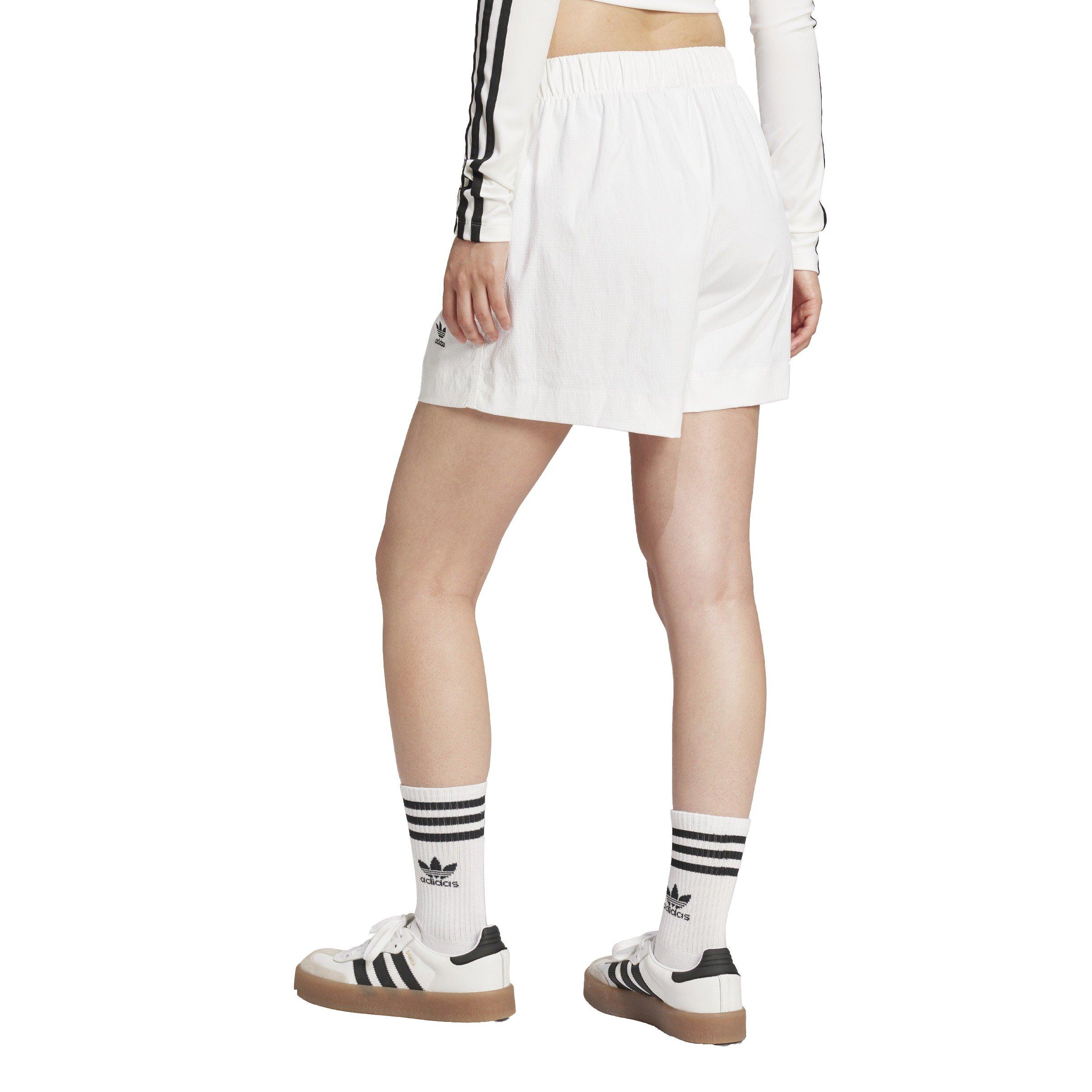adidas Originals Women's Essentials Ripstop Shorts -White - WHITE Thumbnail View 2