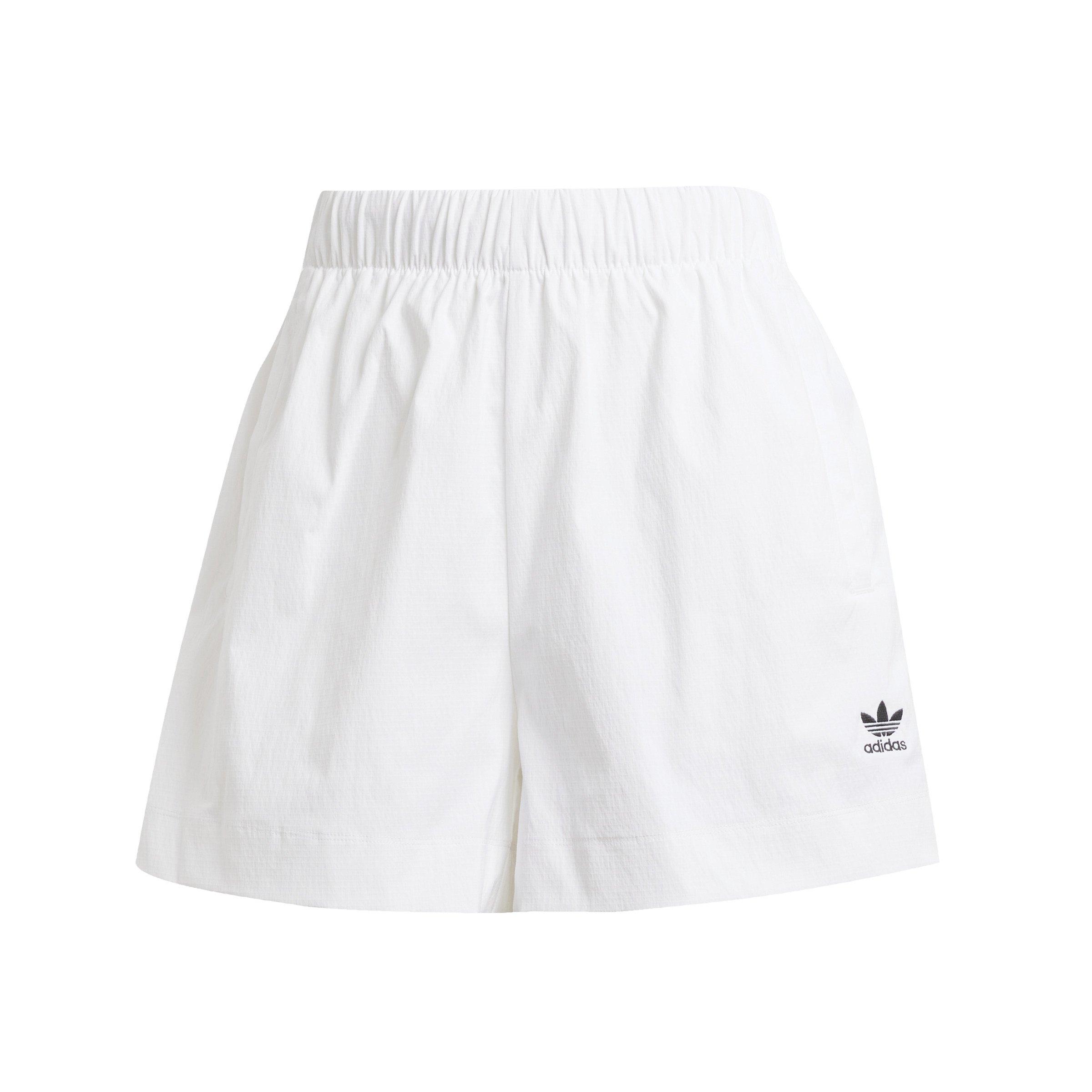 adidas Originals Women's Essentials Ripstop Shorts -White - WHITE Thumbnail View 6