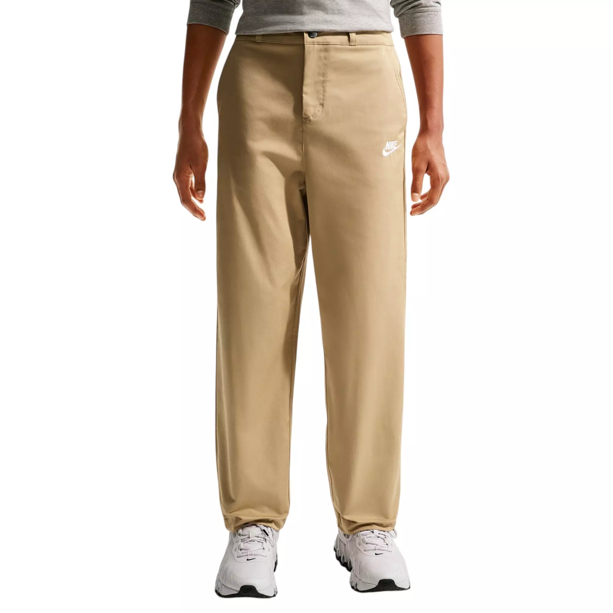 Nike Big Kids' Sportswear Club Woven Everyday Trousers - Beige - BEIGE