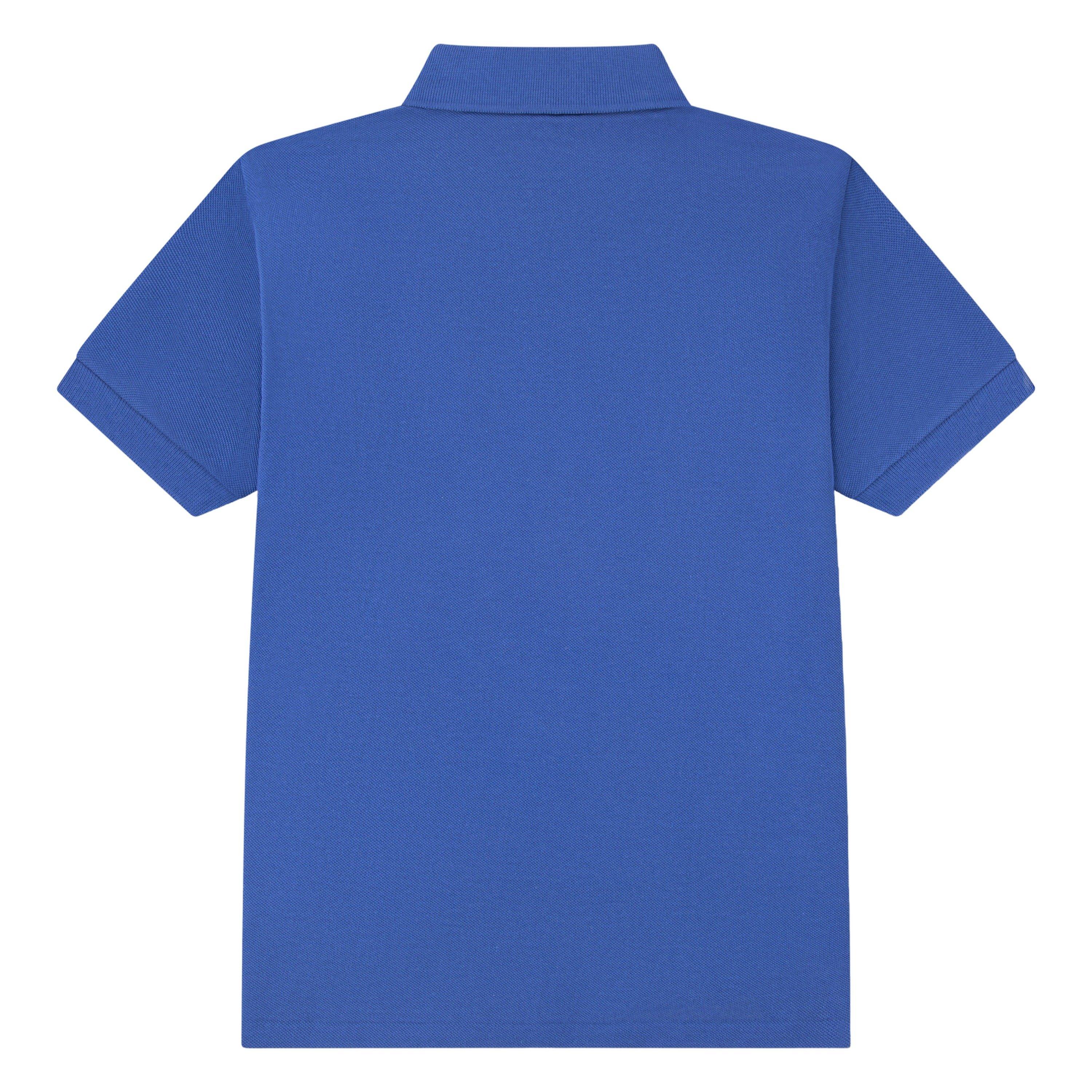 Lacoste Non-Organic Petit Pique Big Boys' Blue Polo