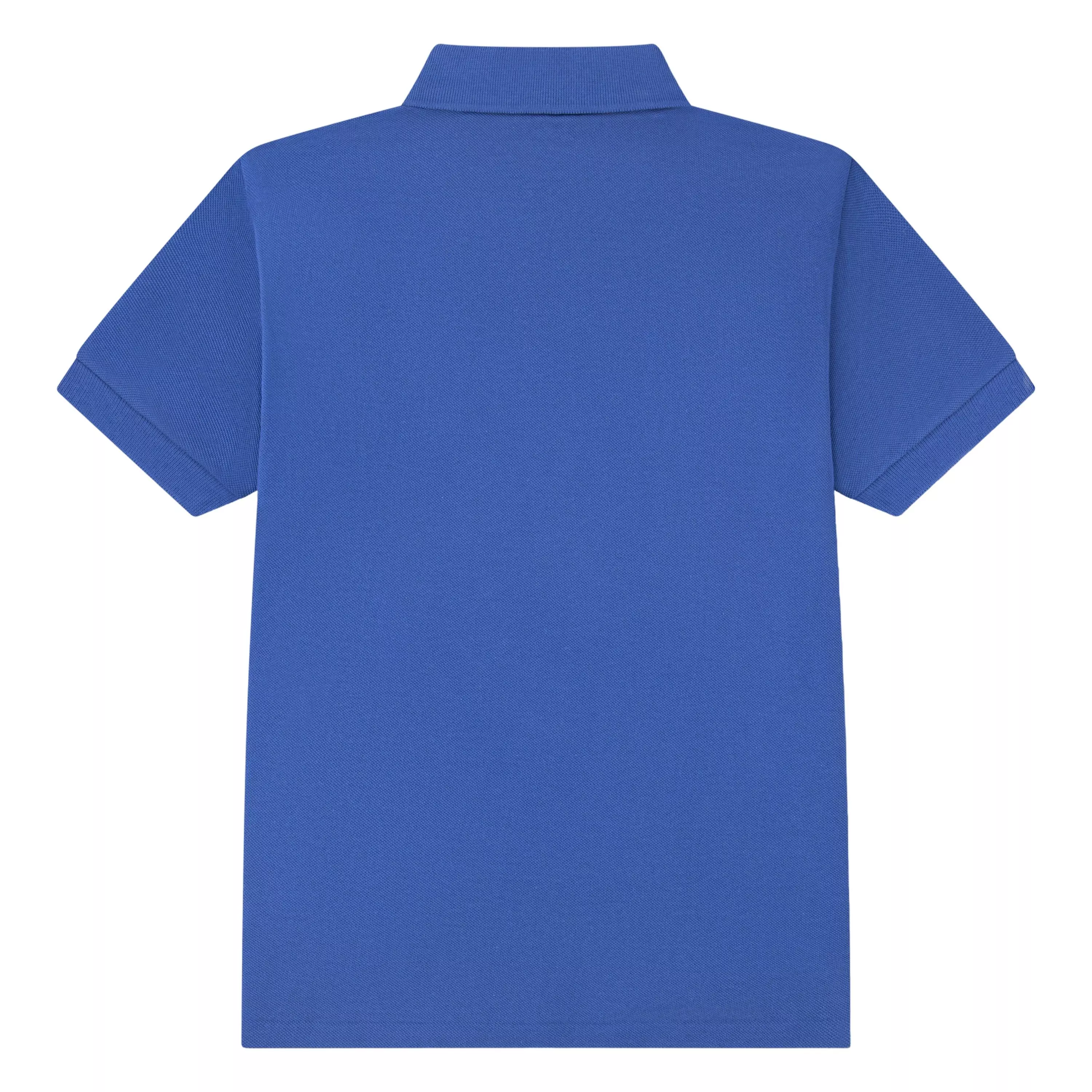 Lacoste Big Boys' Non-Organic Petit Pique Polo -Blue - BLUE