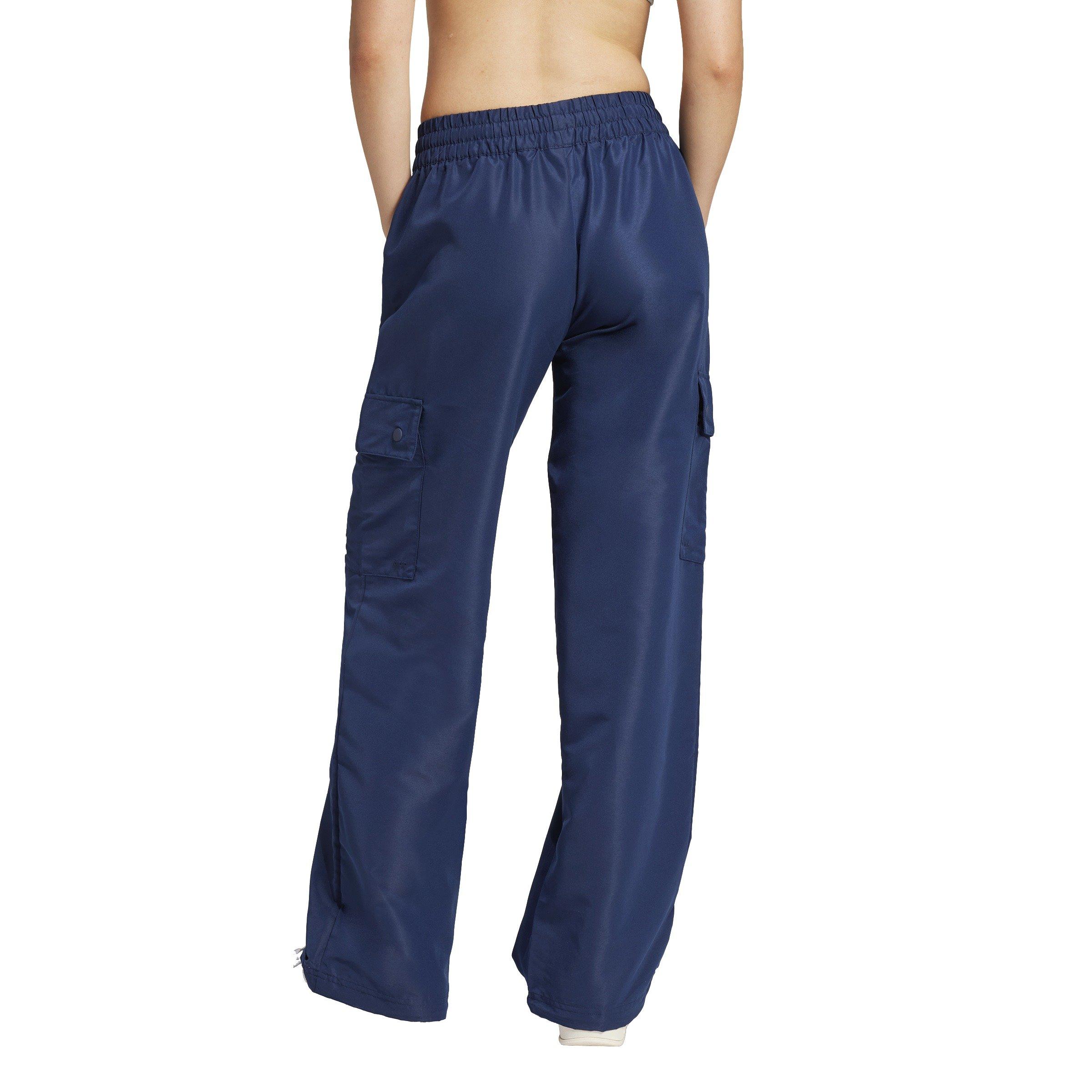 adidas Originals Women's Essentials Woven Cargo Joggers -Blue - BLUE Thumbnail View 2