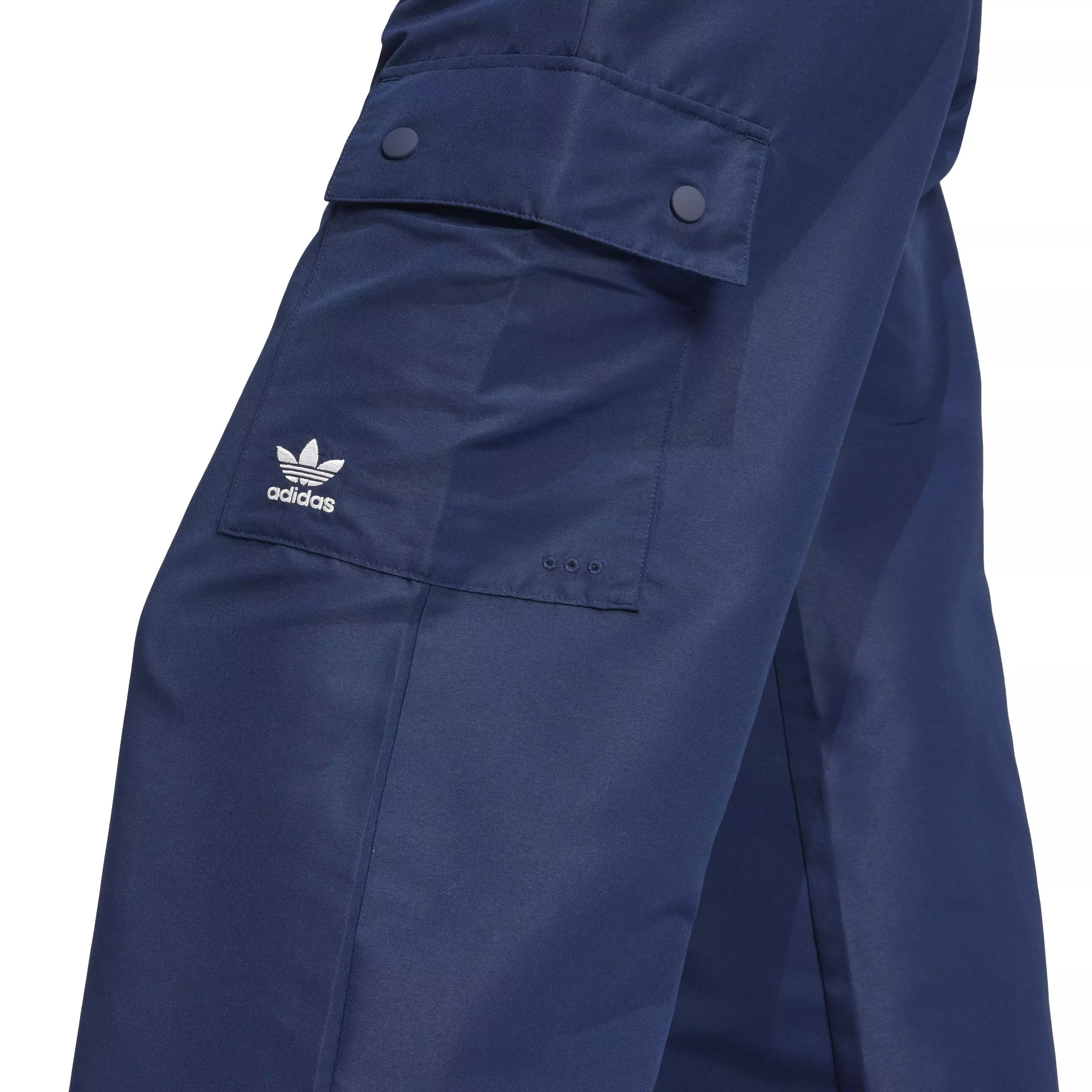 adidas Originals Women's Essentials Woven Cargo Joggers -Blue - BLUE